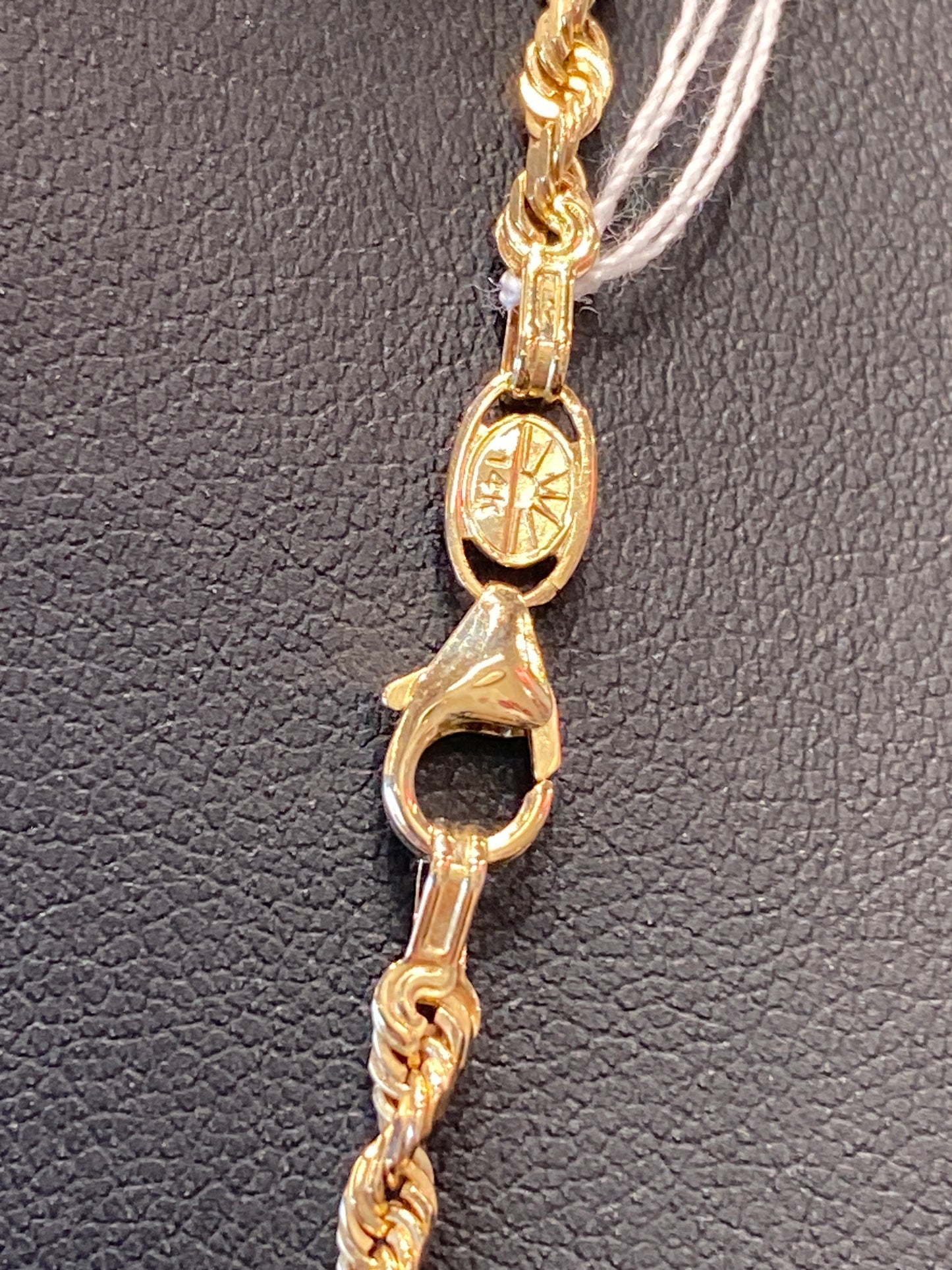 14k Yellow Gold Rope Chain