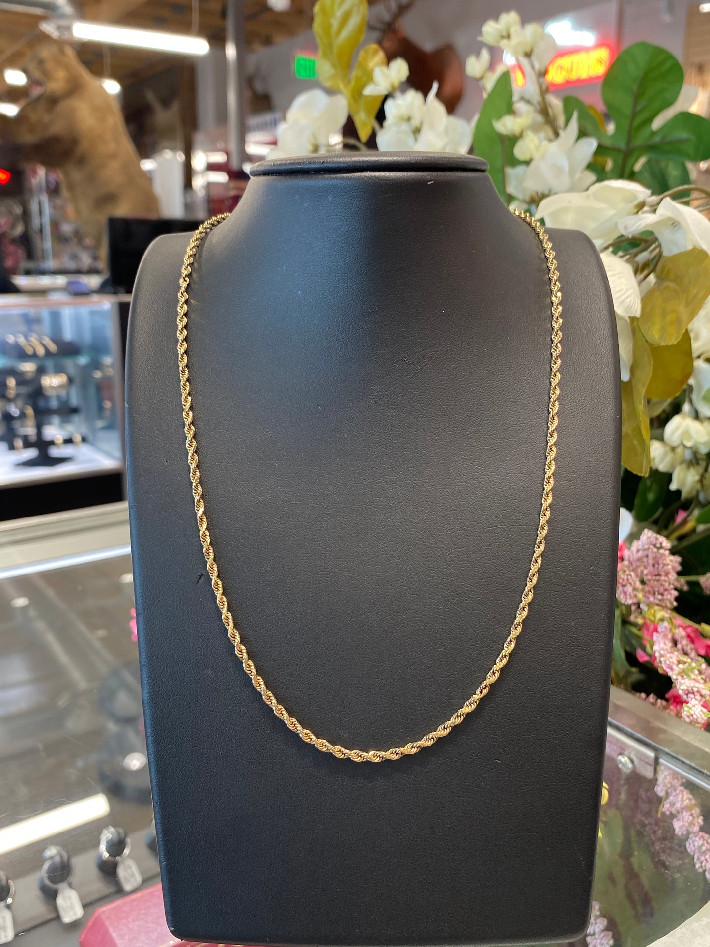 14k Yellow Gold Rope Chain