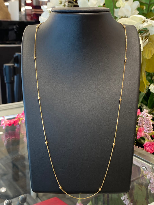 18k Yellow Gold Fashion Chain