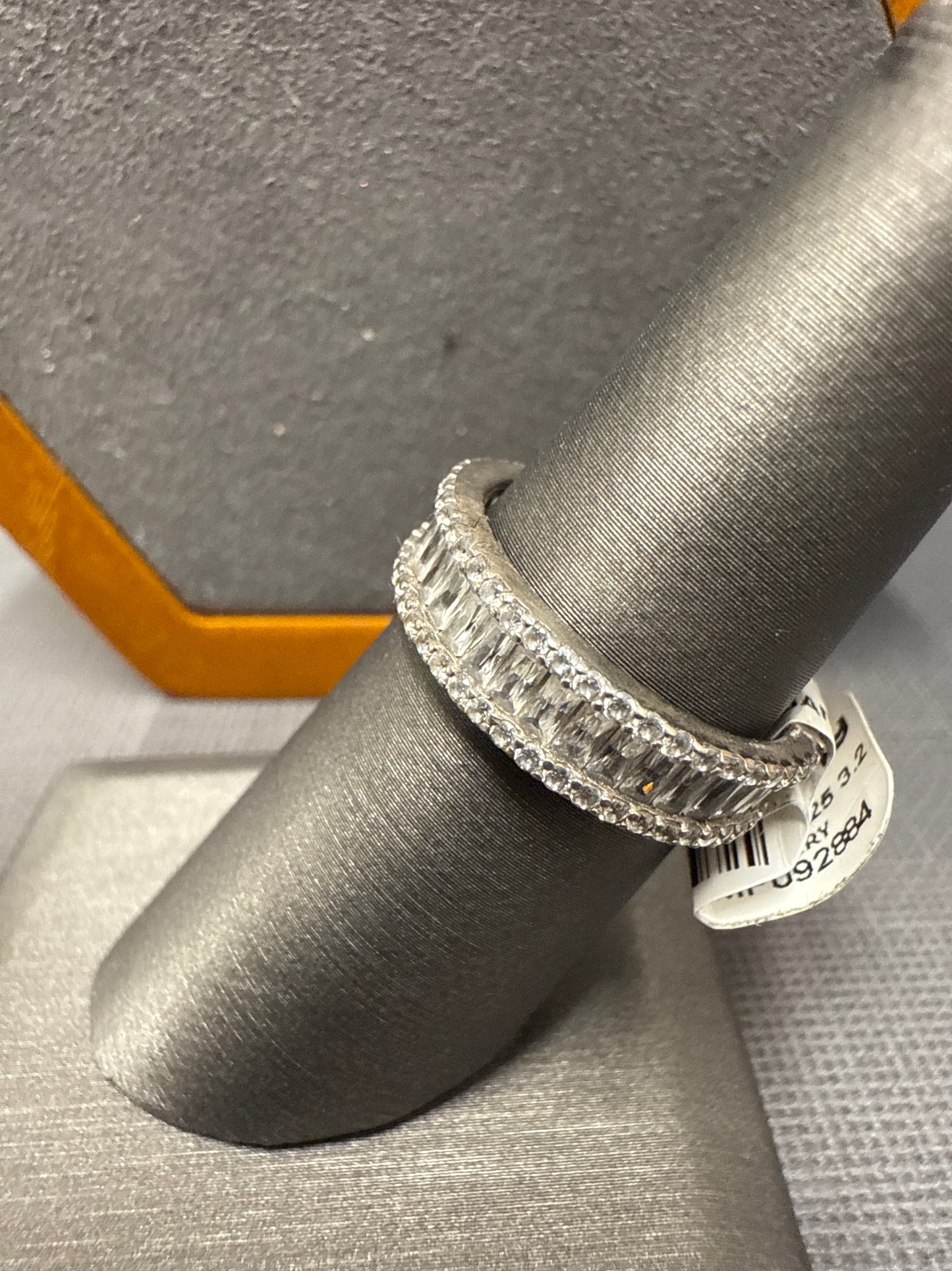 Silver eternity ring