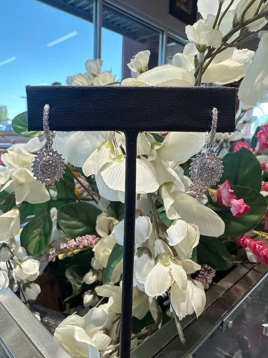 Silver earrings