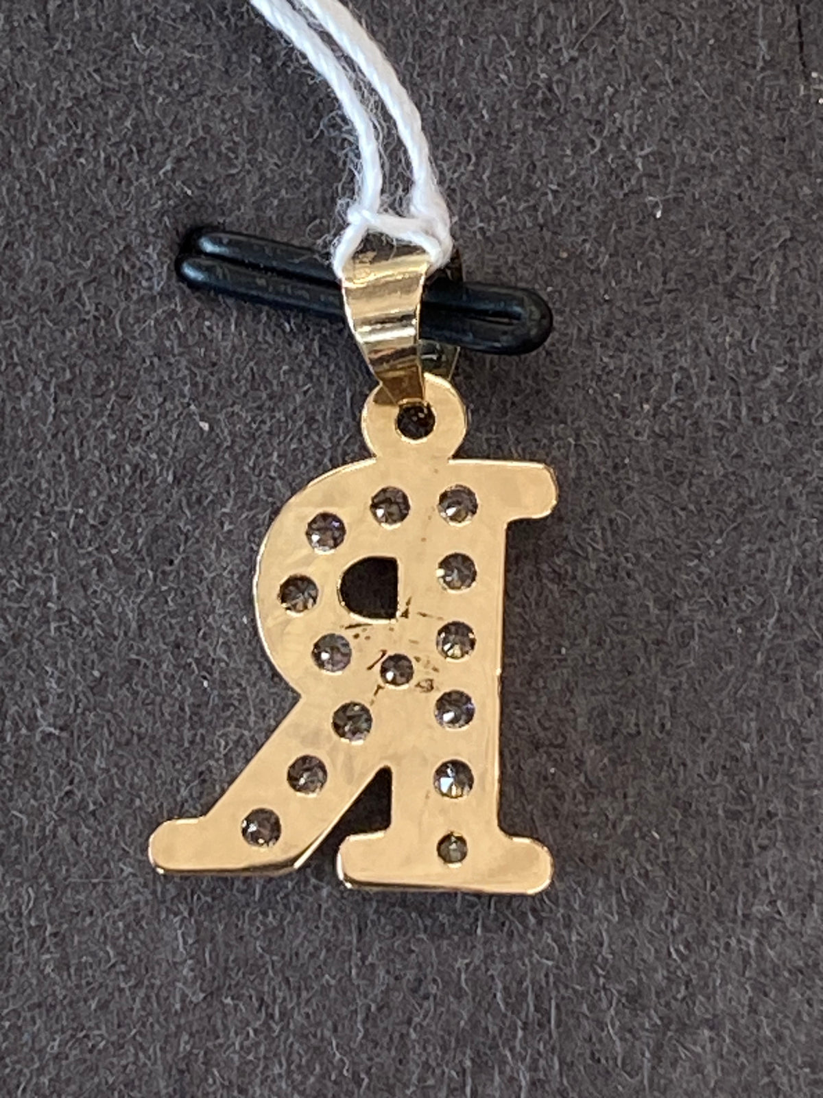 14k Yellow Gold “R” Pendant