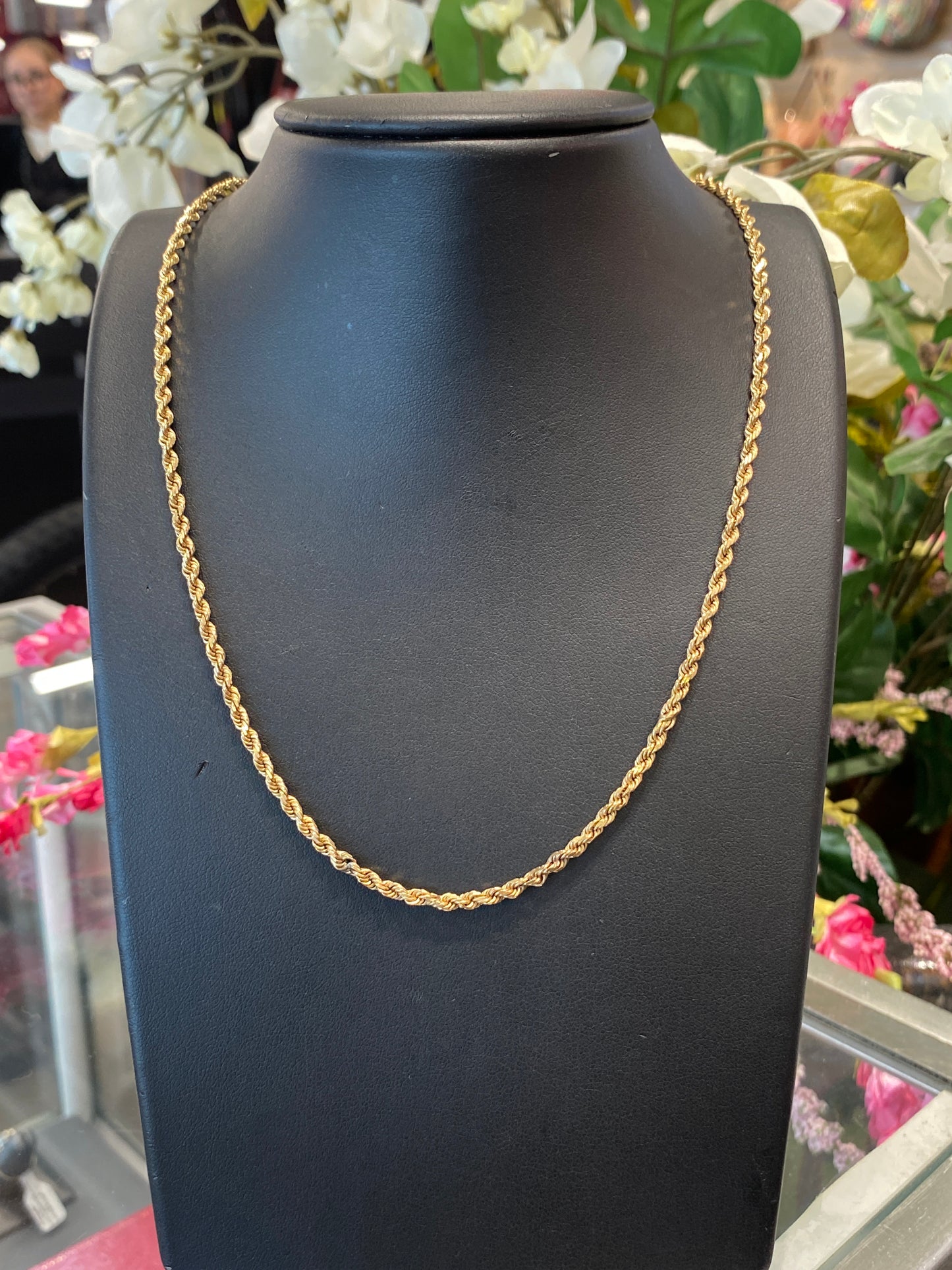 14k Yellow Gold Rope Chain