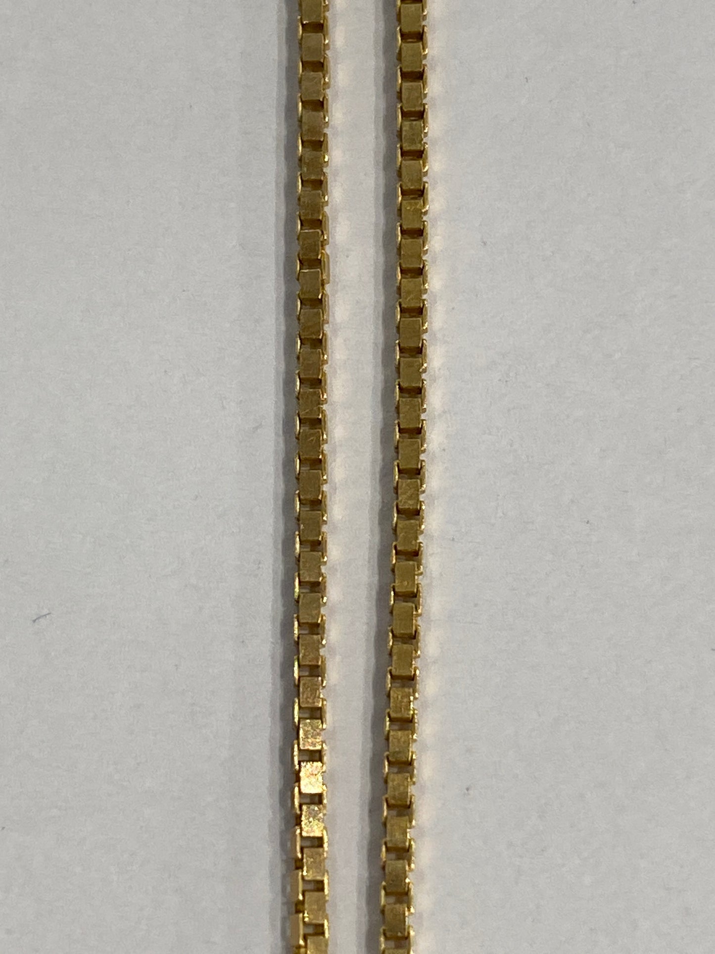14k Yellow Gold Box Link Chain