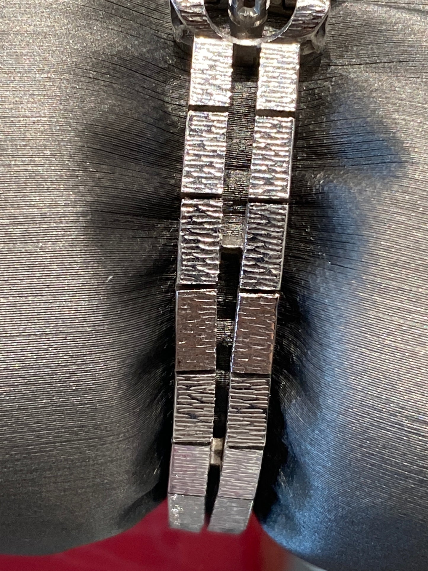 18k White Gold Diamond & Blue Sapphire Bracelet