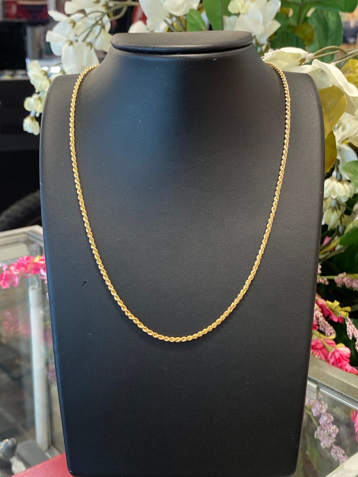 14k Yellow Gold Rope Chain