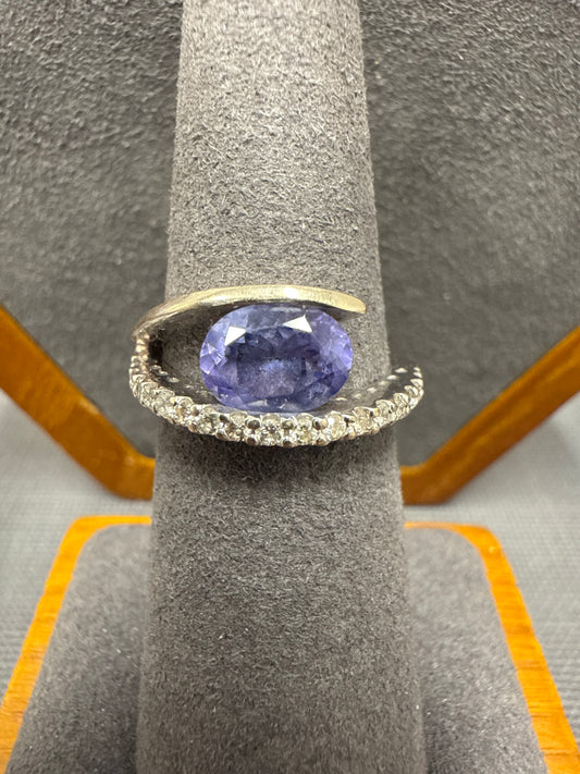 White gold ring
