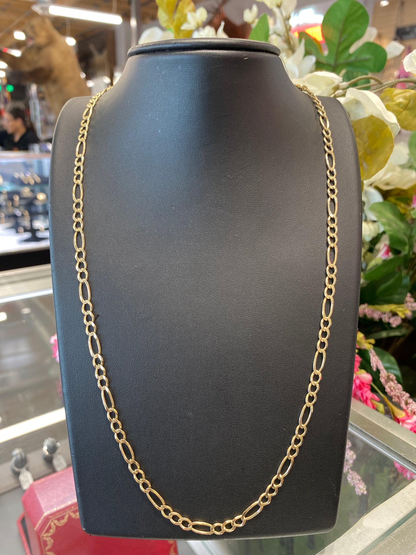 14k Yellow Gold Fígaro Chain