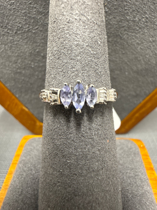 White gold ring