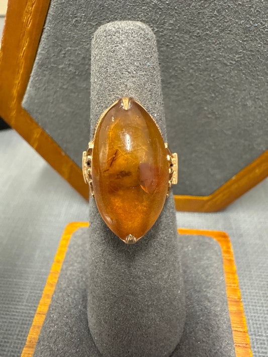 Rose gold ring