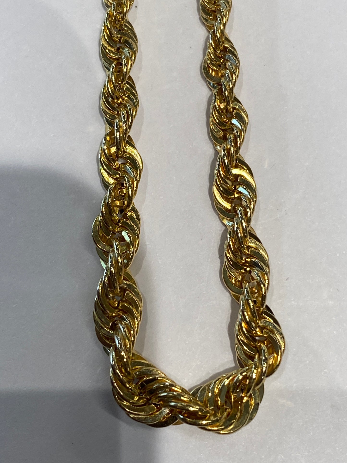 14k Yellow Gold Rope Chain