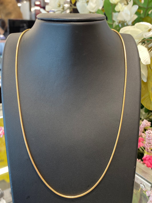 14k Yellow Gold Snake Chain