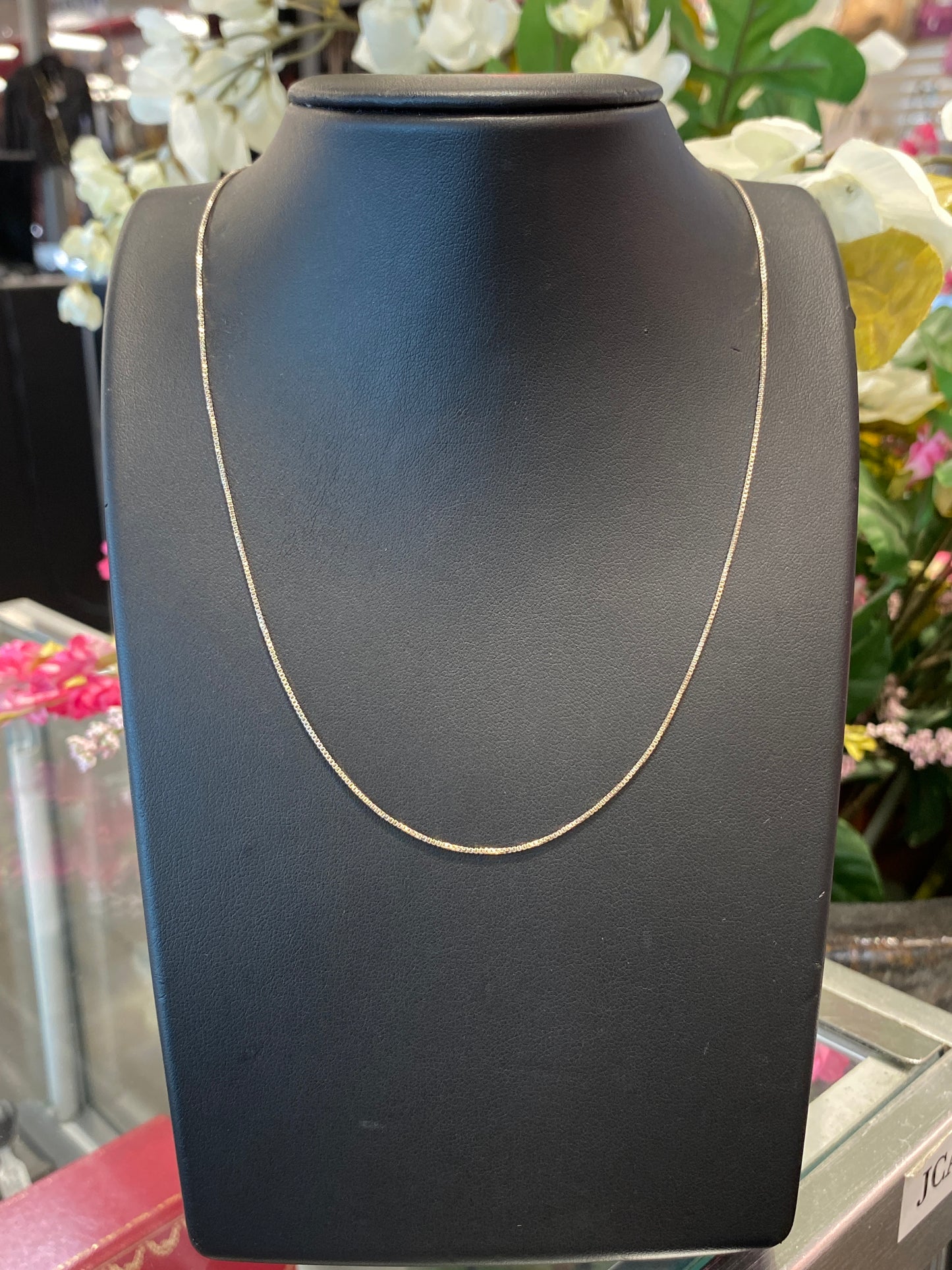 Silver Box Link Chain