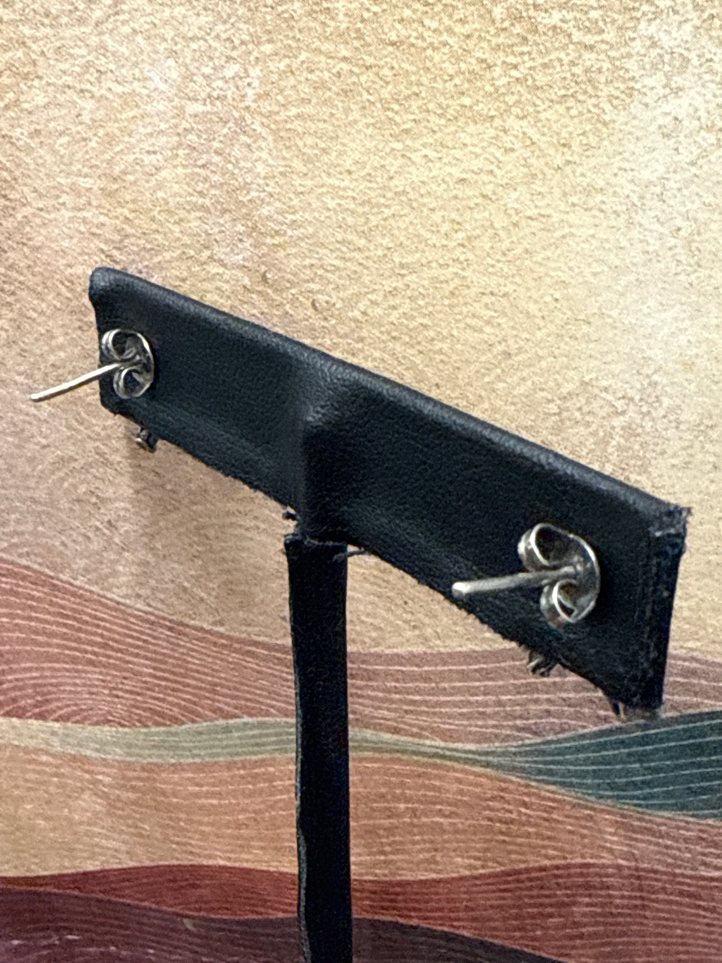 Silver earrings