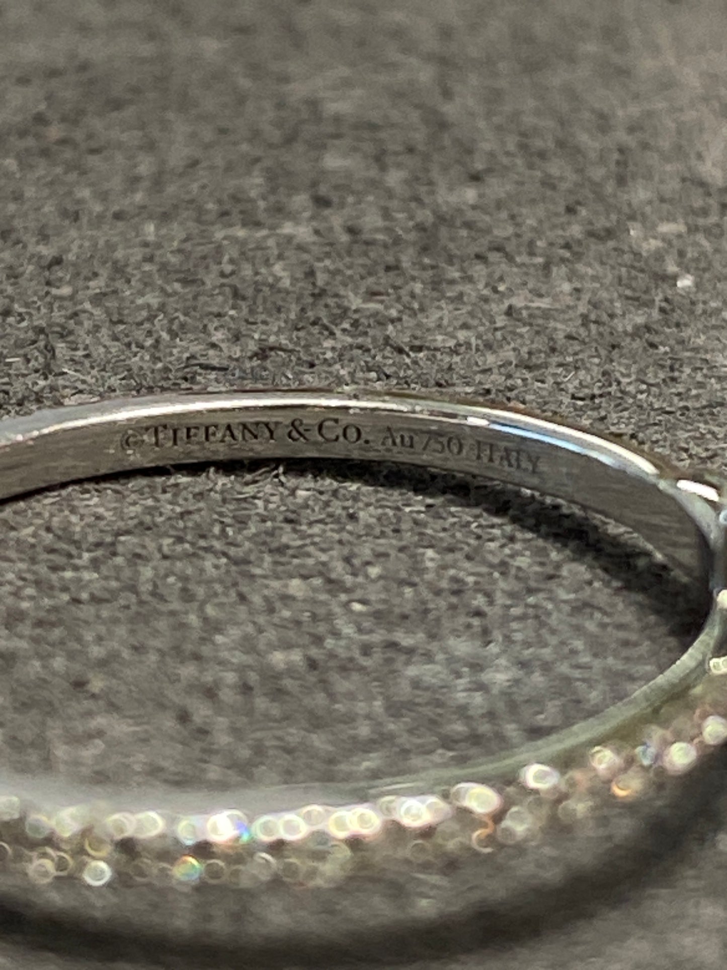 18k White Gold Diamond Tiffany & Co Ring