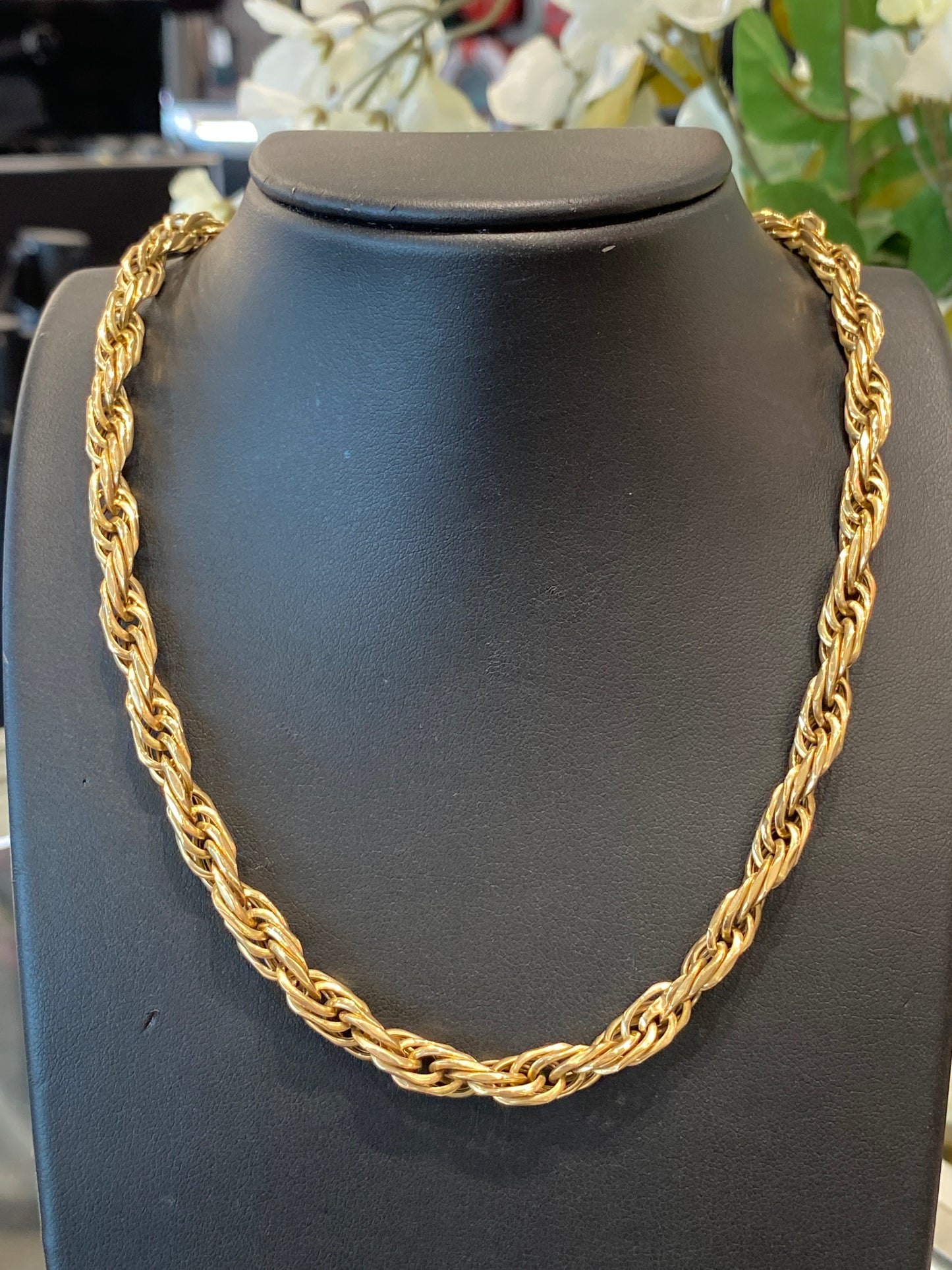 14k Yellow Gold Rope Chain