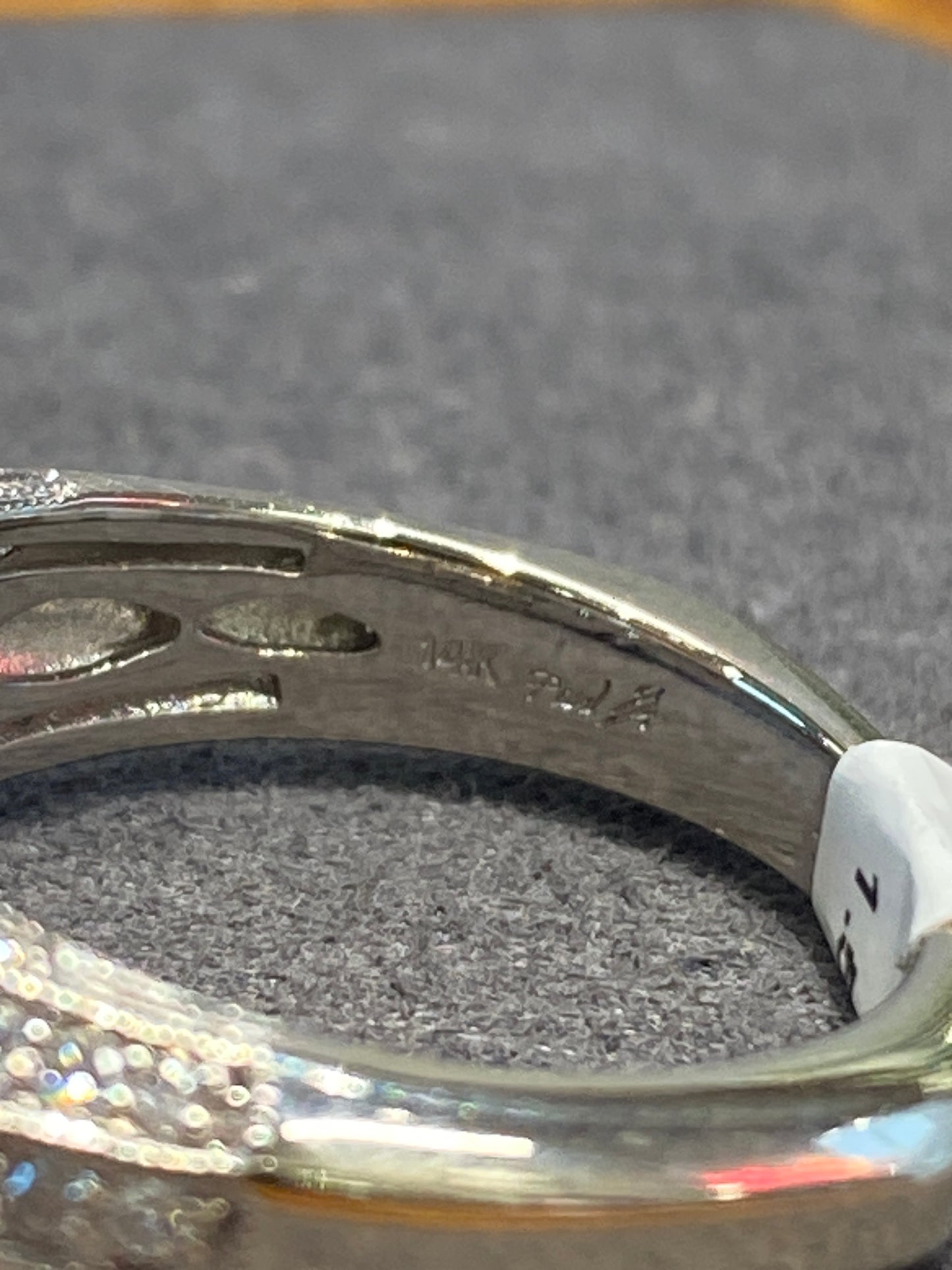 14k White Gold Diamond Engagement Ring