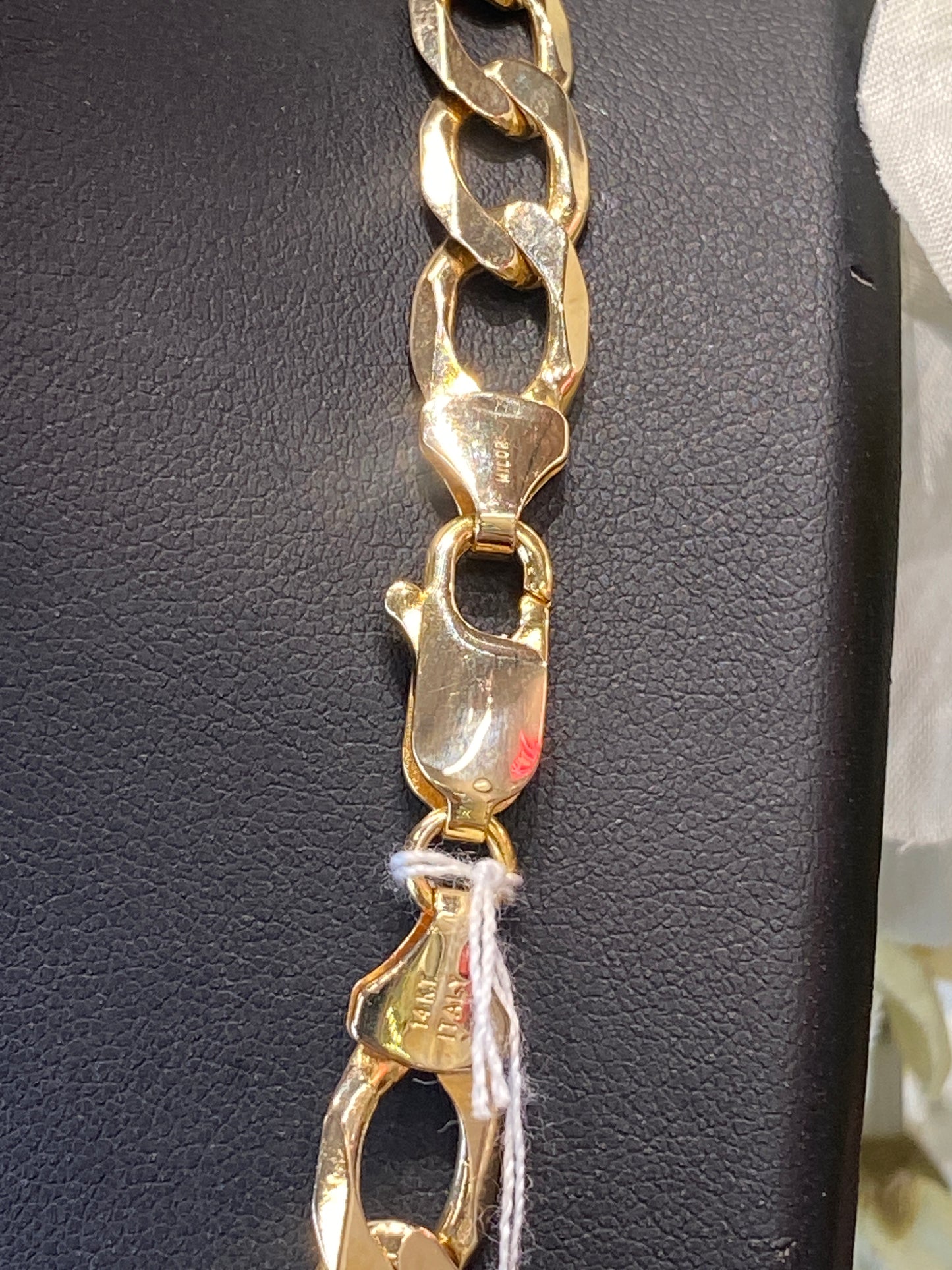 14k Yellow Gold Curb Link Chain