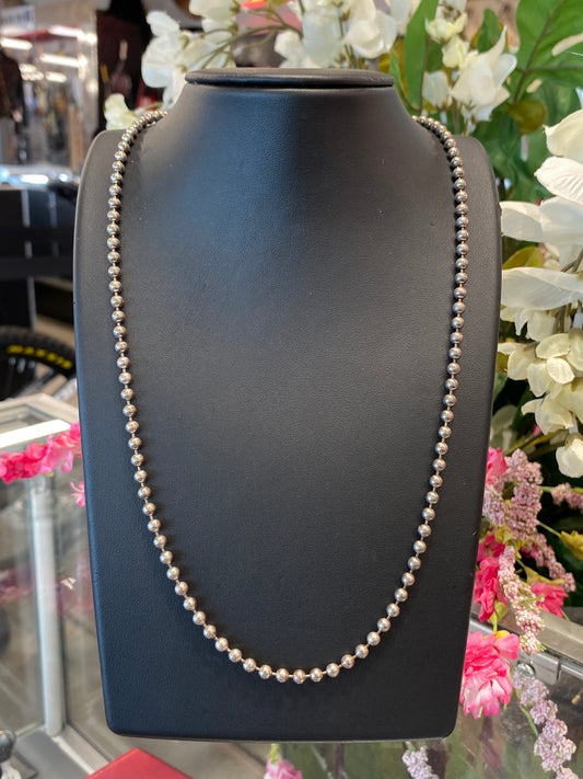 Silver Beaded Chain