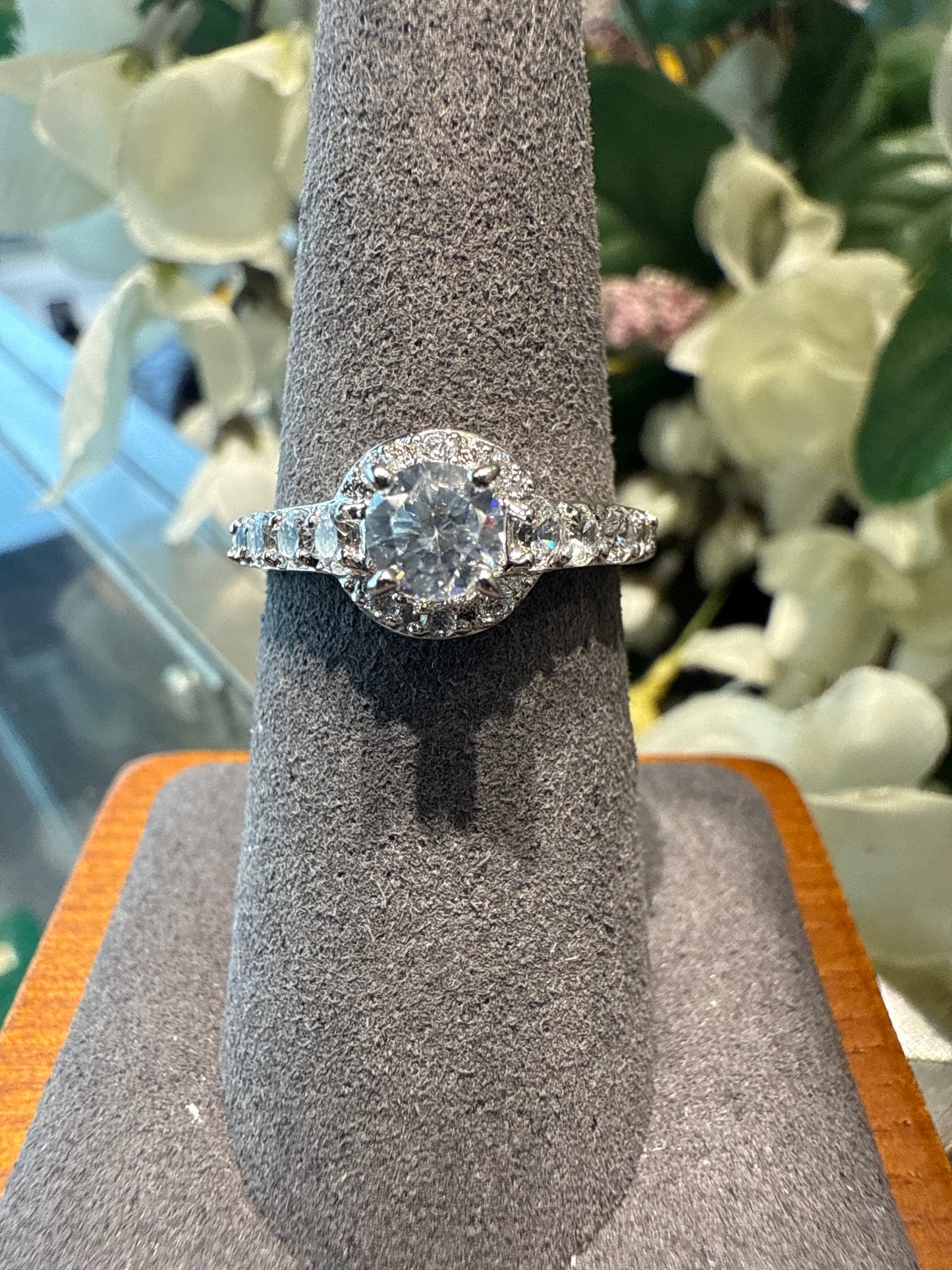 Silver wedding set