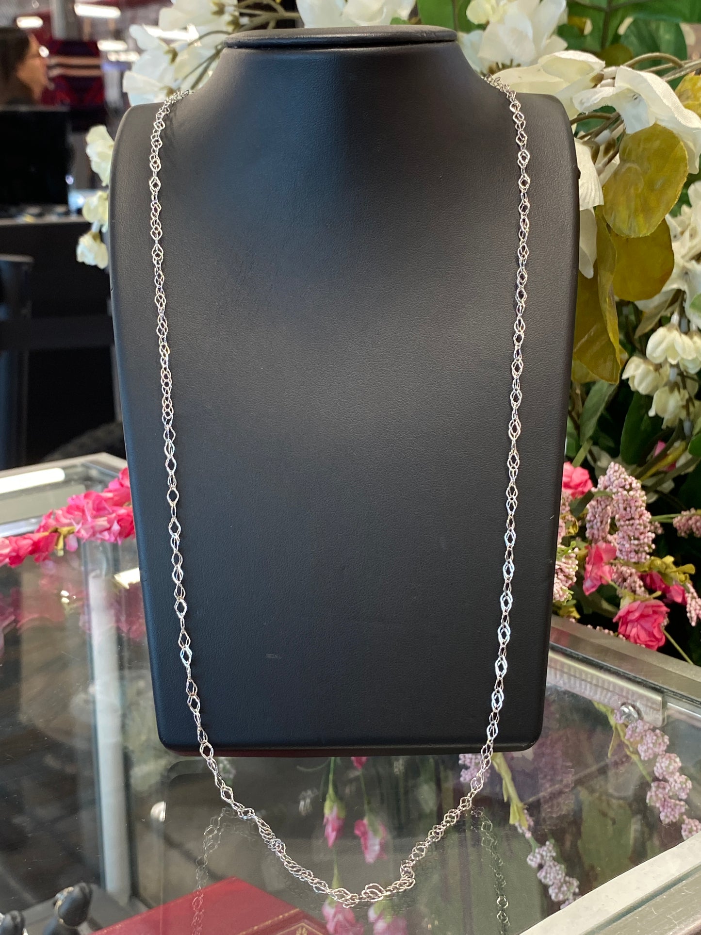 14k White Gold Fashion Chain