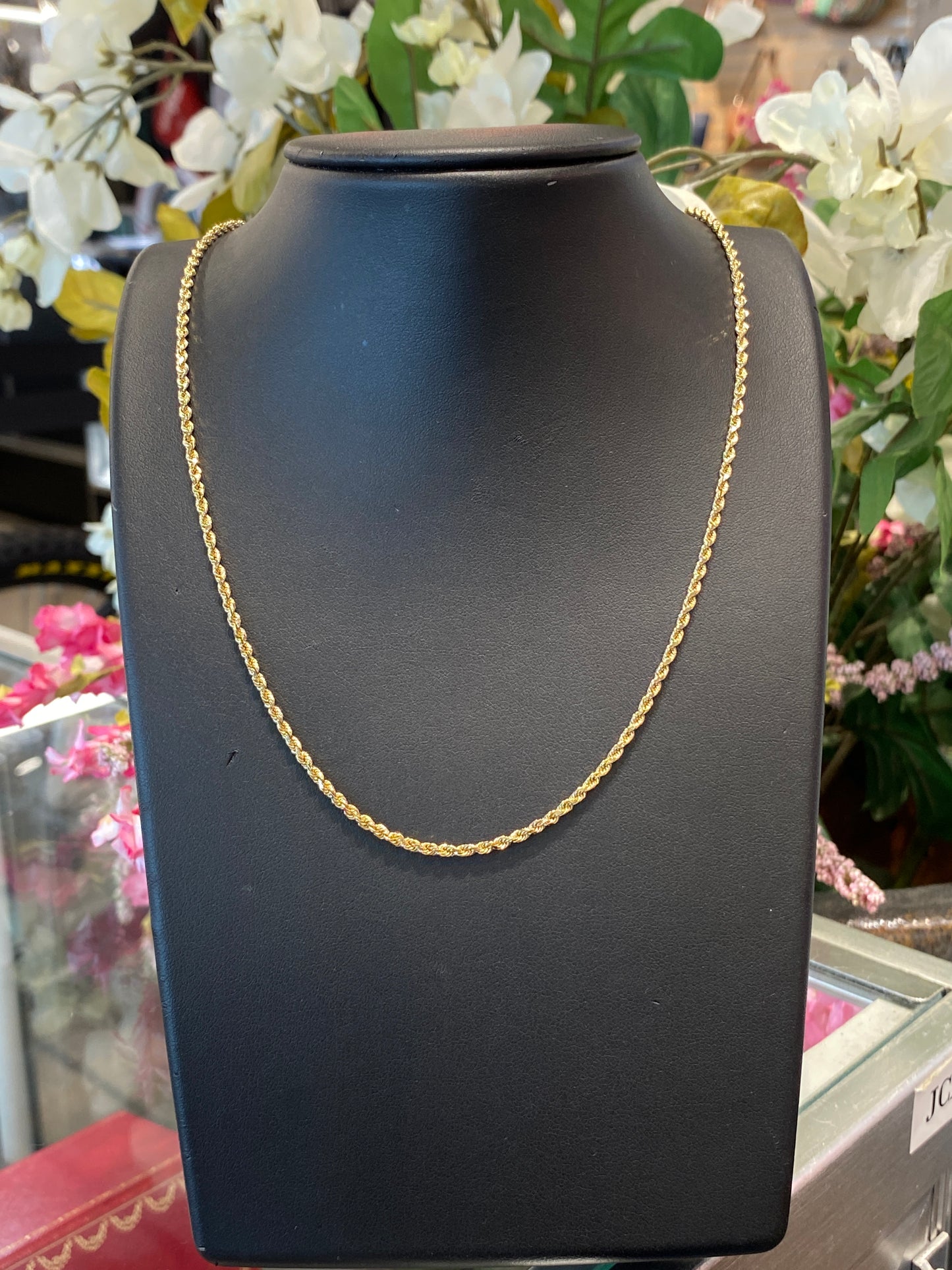 14k Yellow Gold Rope Chain