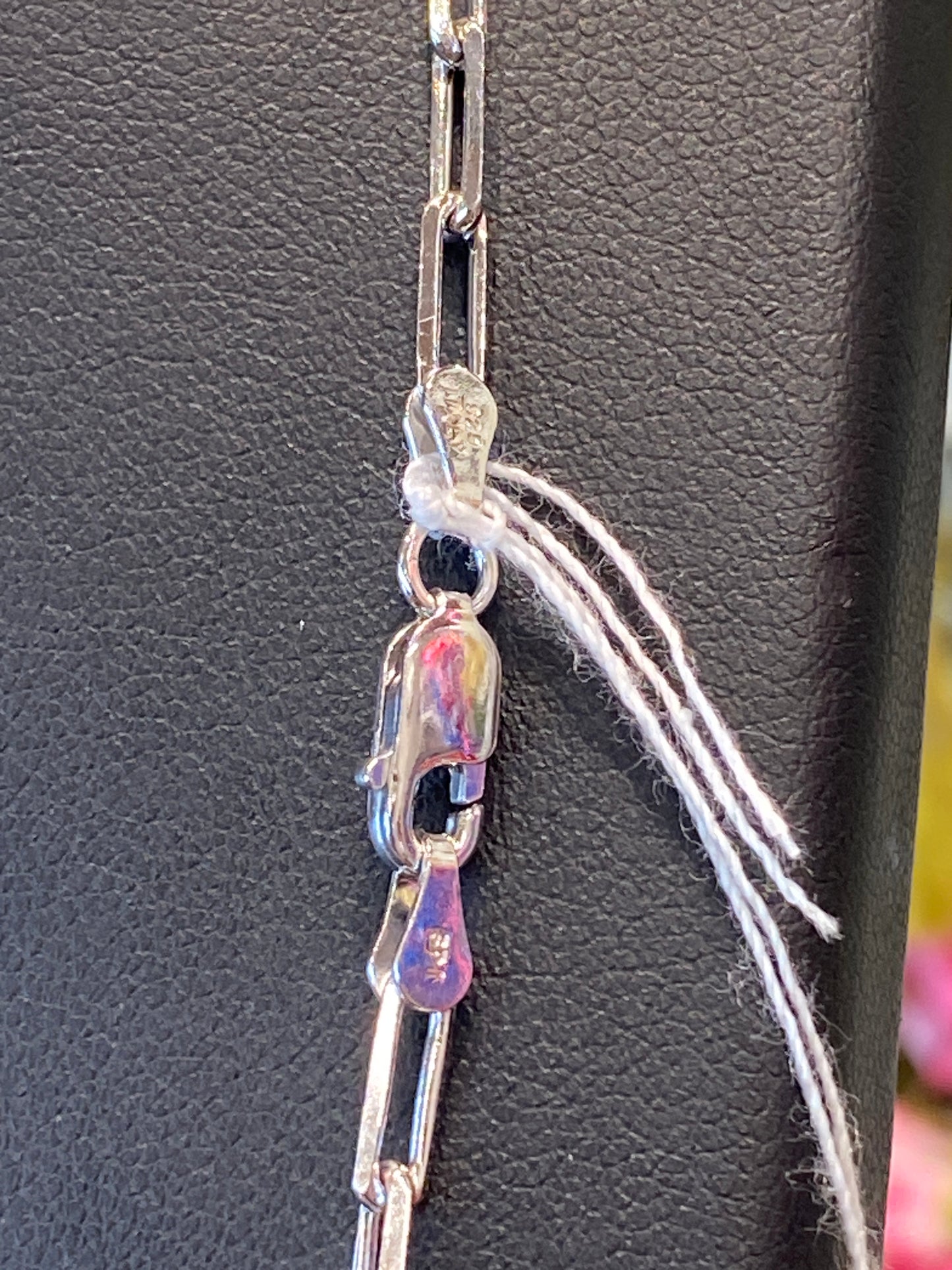 Silver Paper Clip Chain