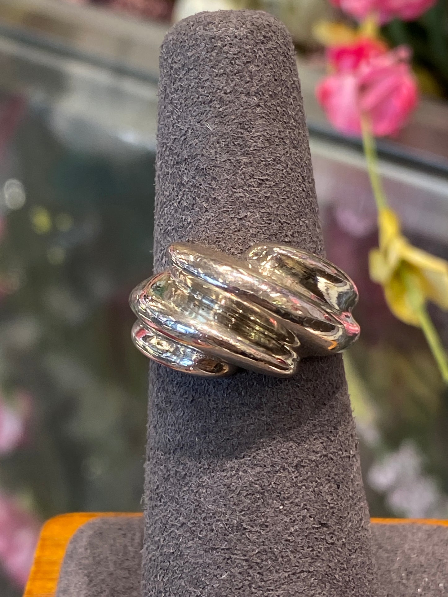 Silver Ring With Design
