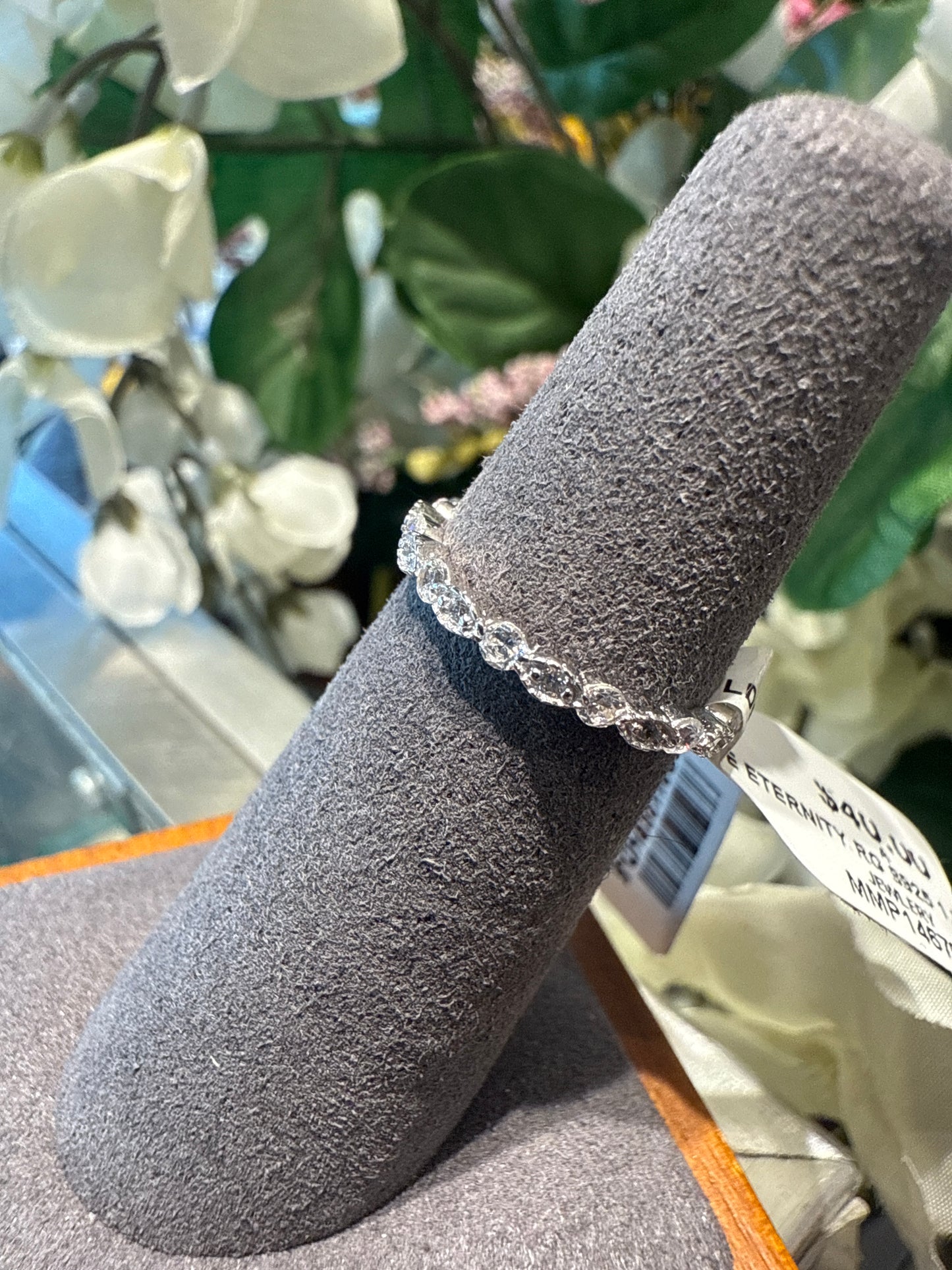 Silver eternity band