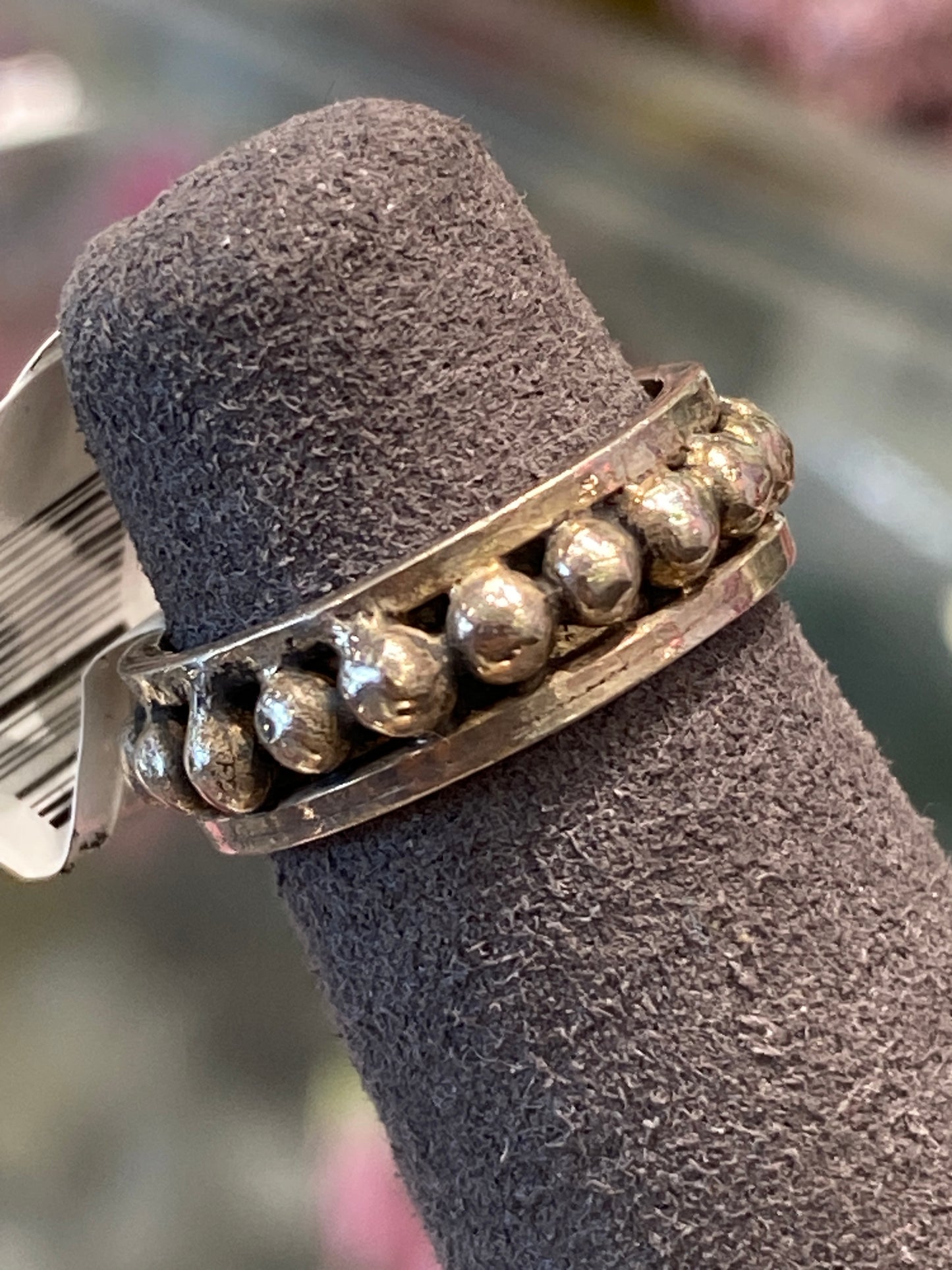 Silver Ring With Design