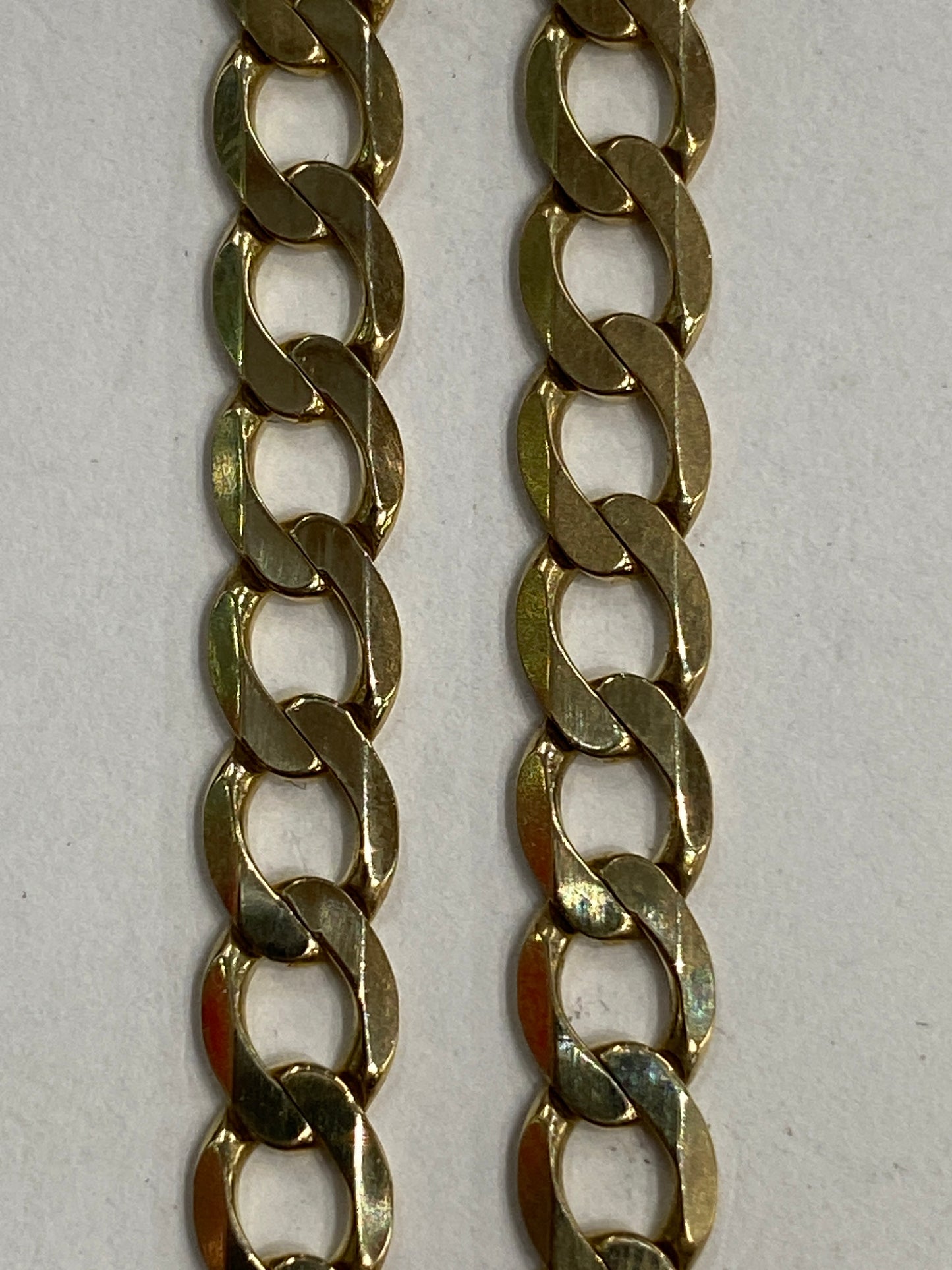 10k Yellow Gold Curb Link Chain