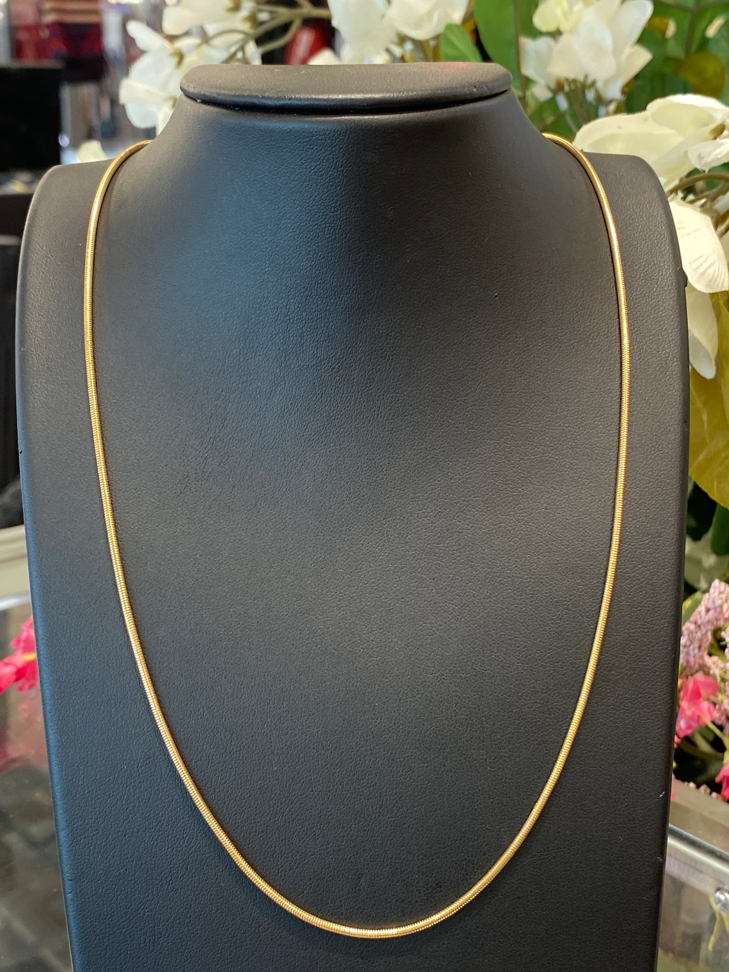 14k Yellow Gold Snake Chain