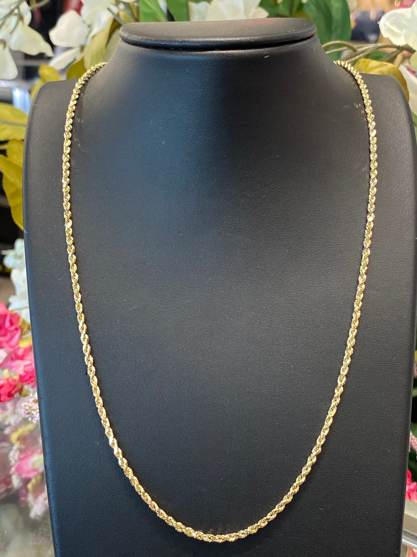 14k Yellow Gold Rope Chain