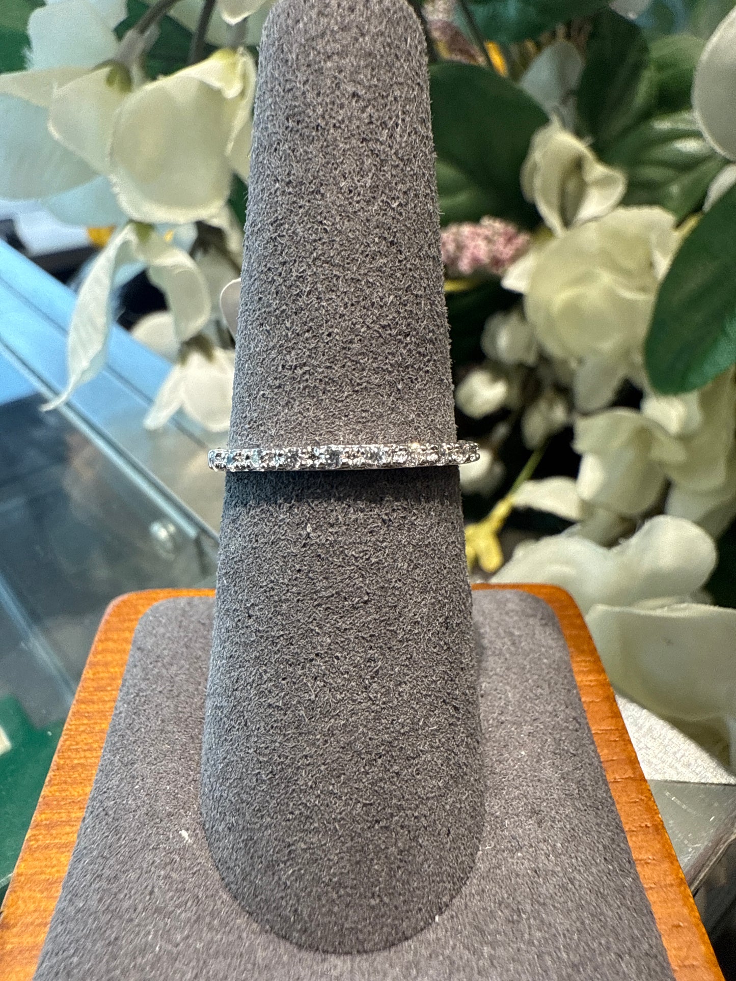 Silver wedding set
