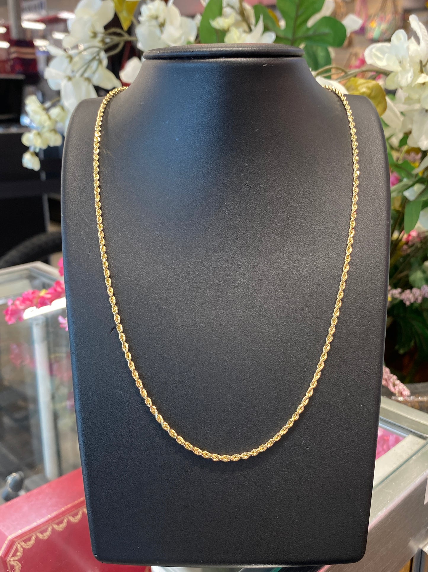 14k Yellow Gold Rope Chain
