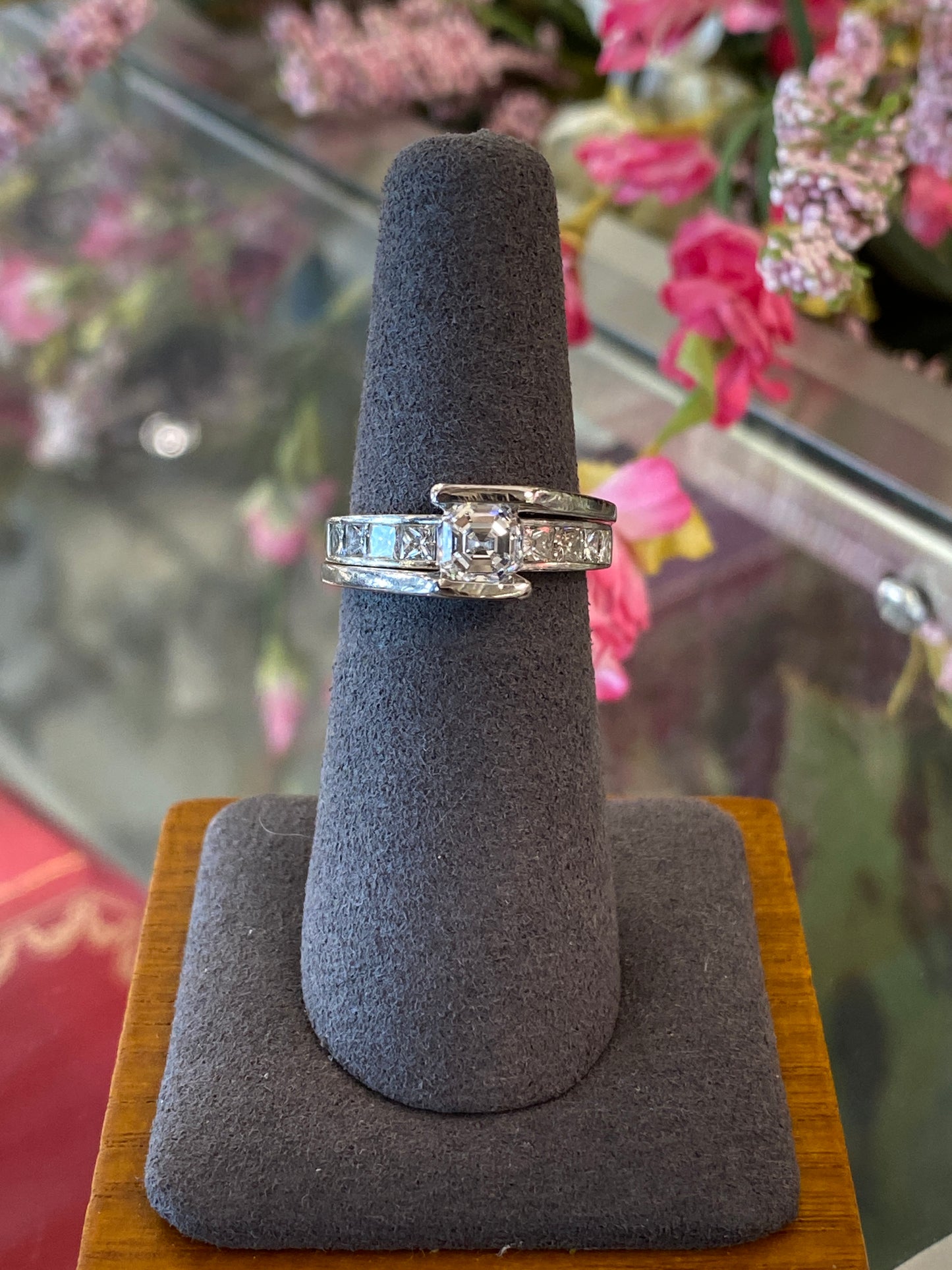 Platinum Diamond Wedding Set