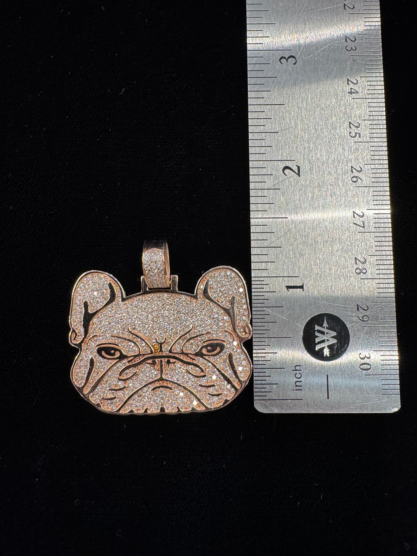 French Bulldog Diamond Pendant