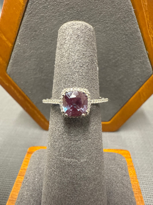 White gold ring