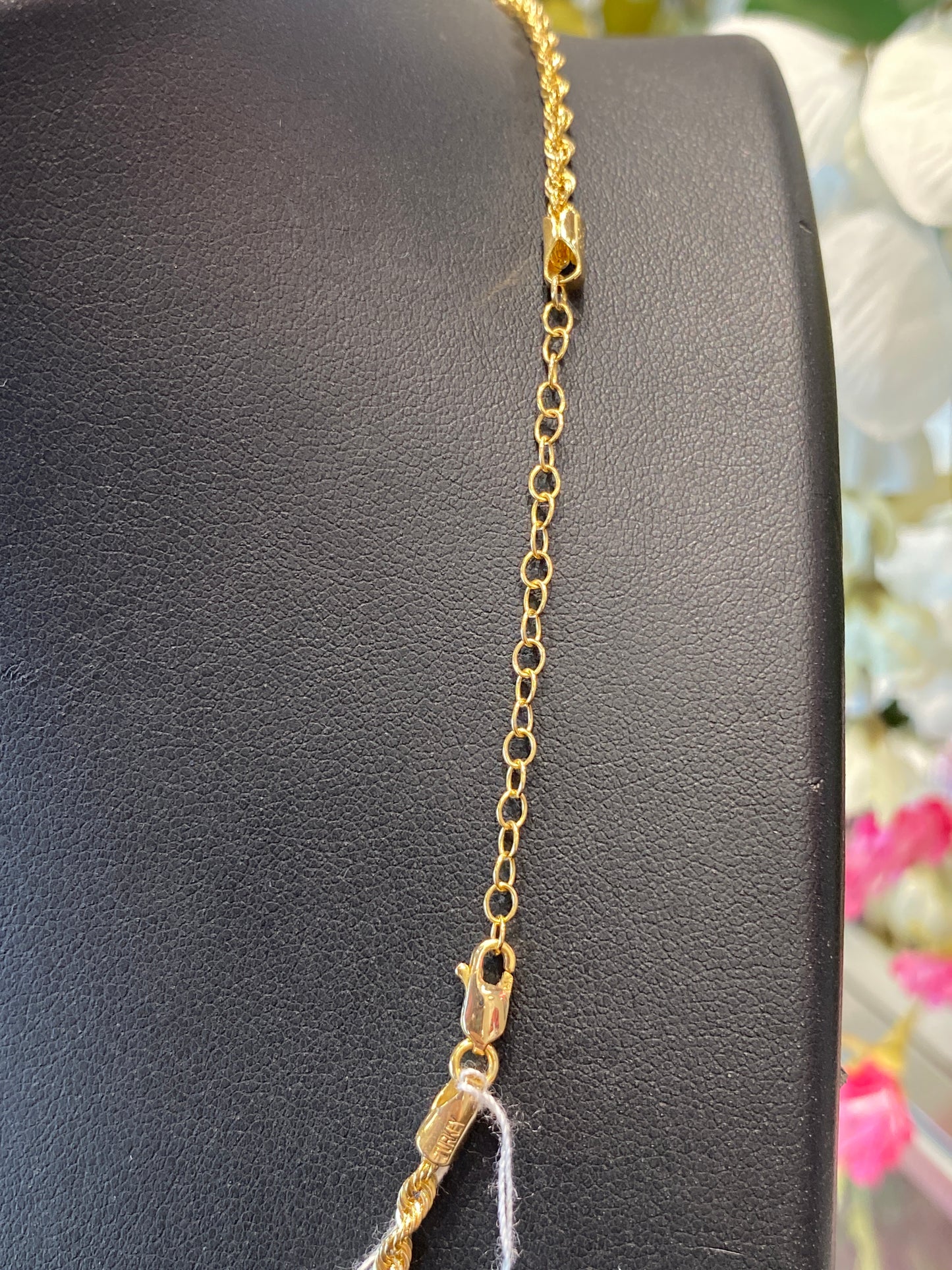 14k Yellow Gold Rope Chain