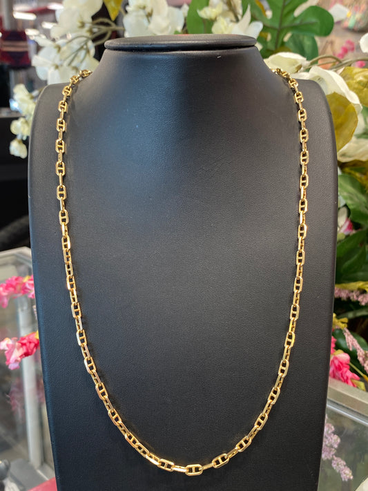 14k Yellow Gold Gucci Style Chain