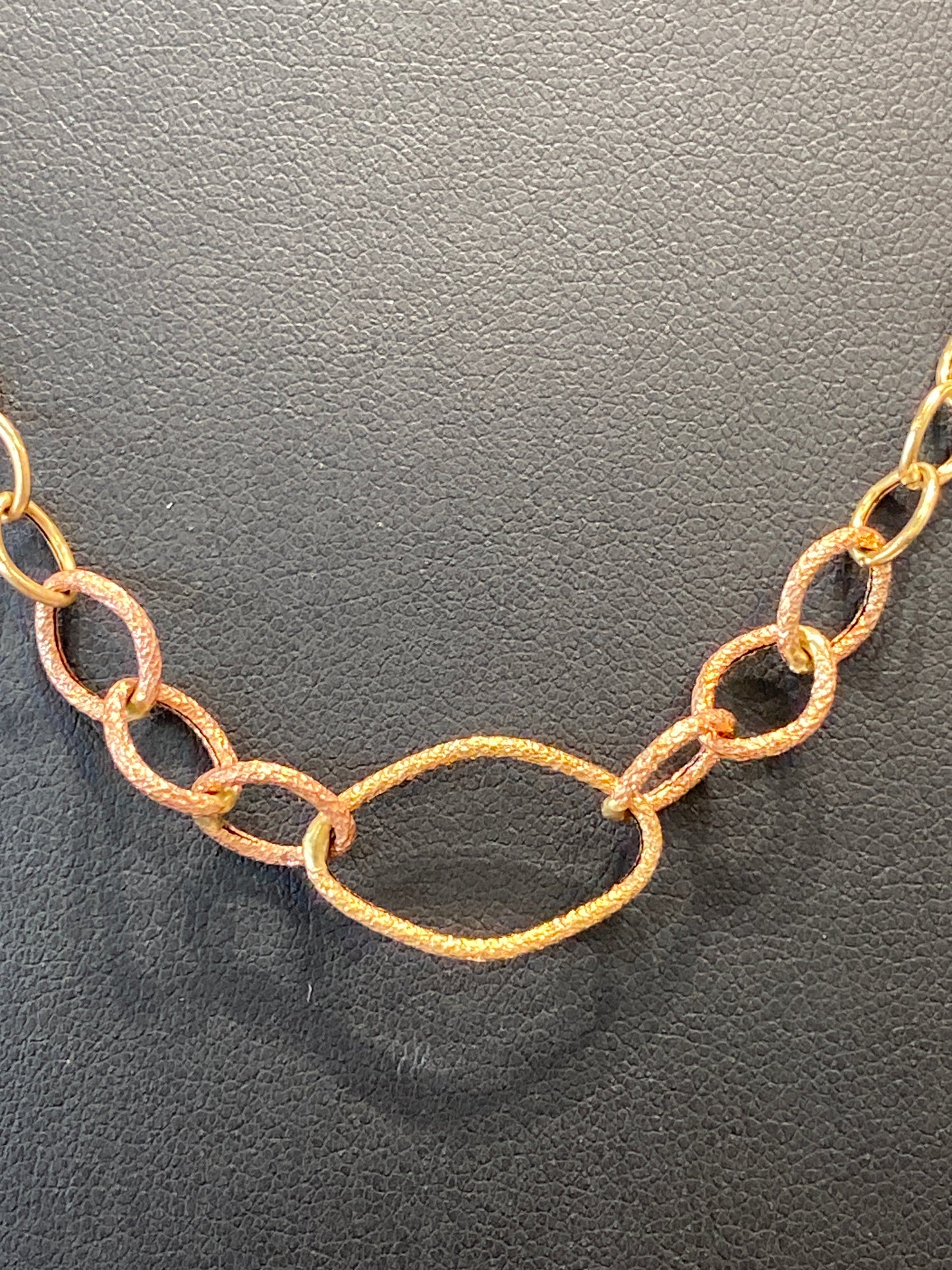 14k Two Tone Fashion Chain