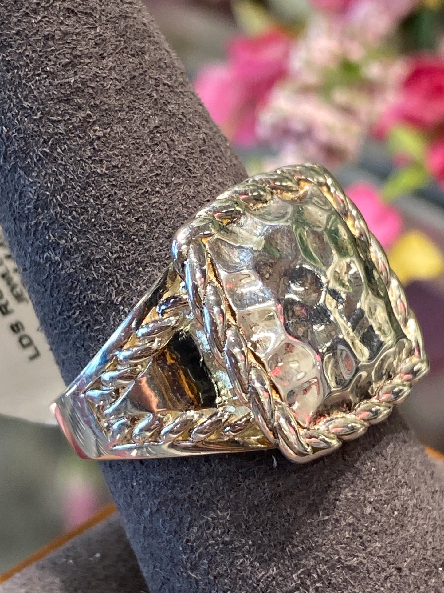 Silver Ring With Design