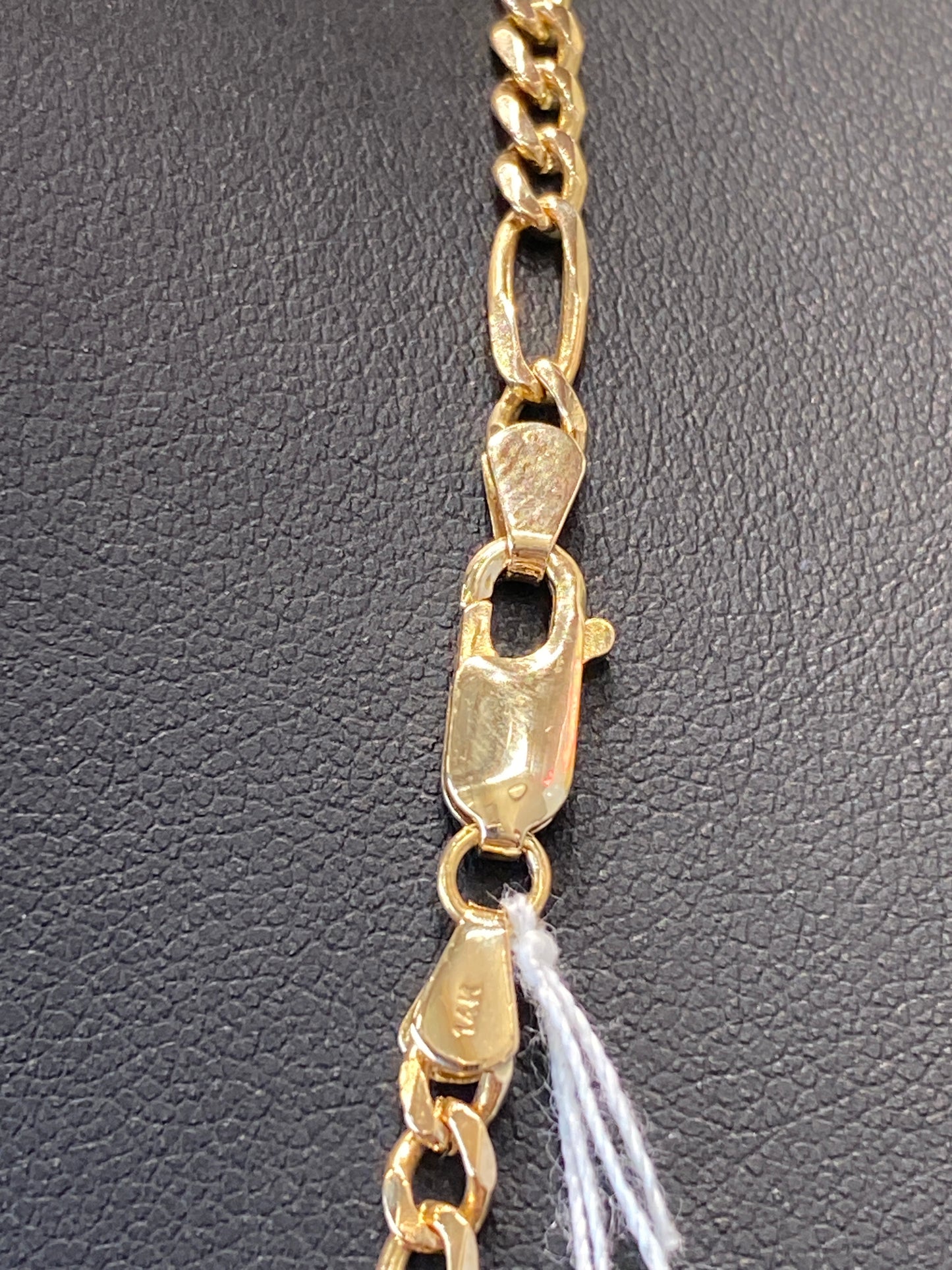 14k Yellow Gold Fígaro Chain
