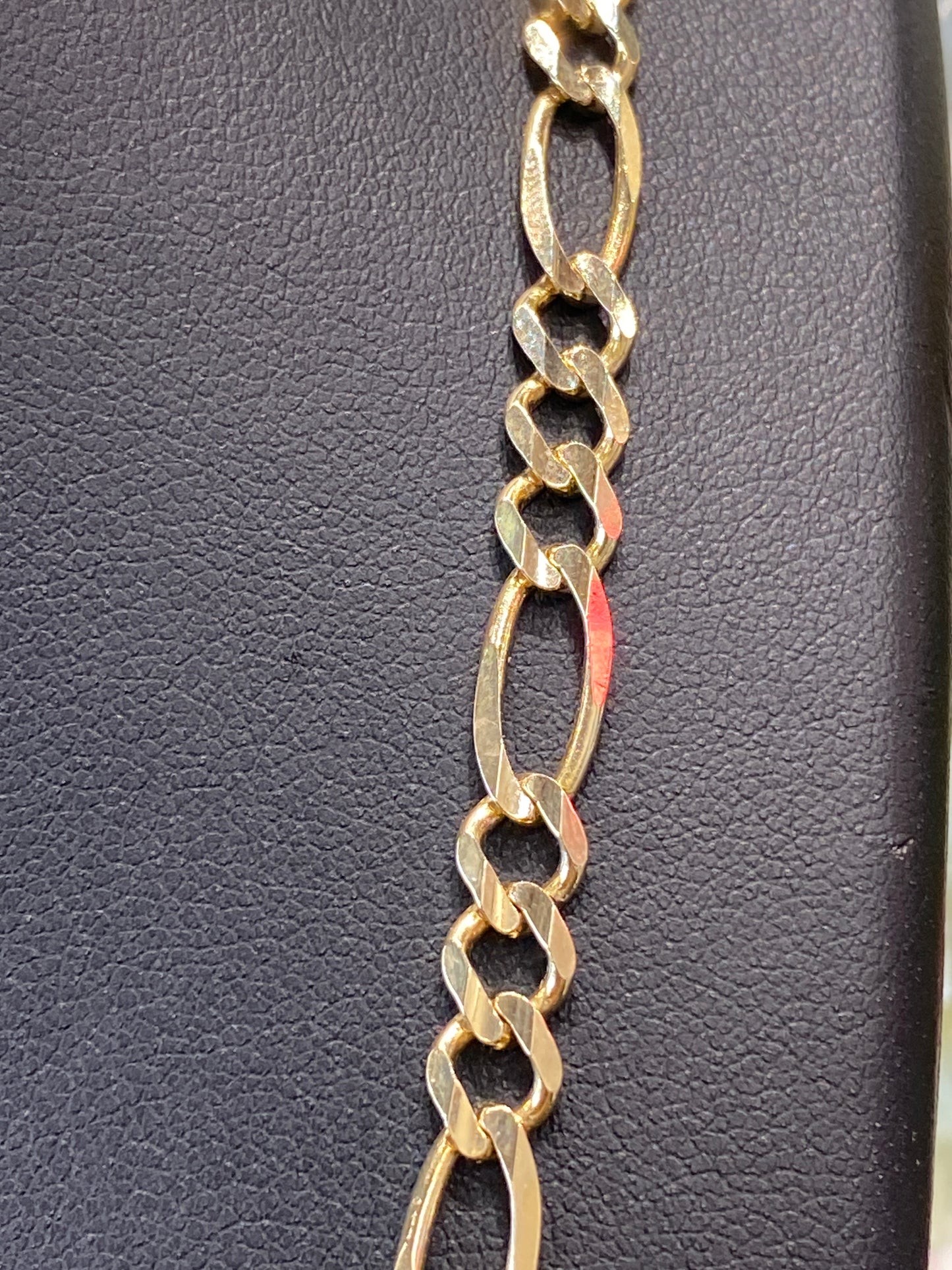 14k Yellow Gold Fígaro Chain
