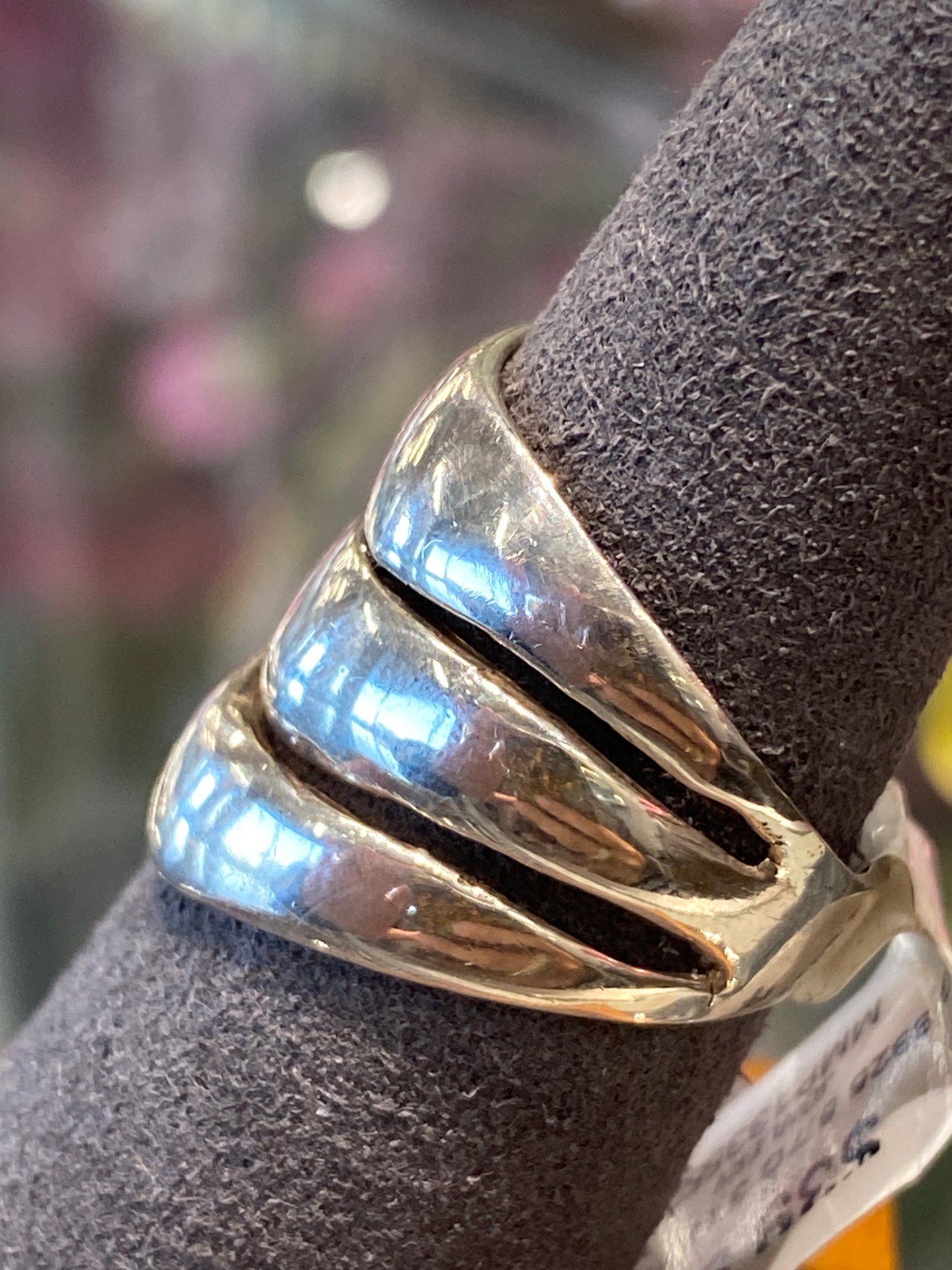 Silver Ring With Design