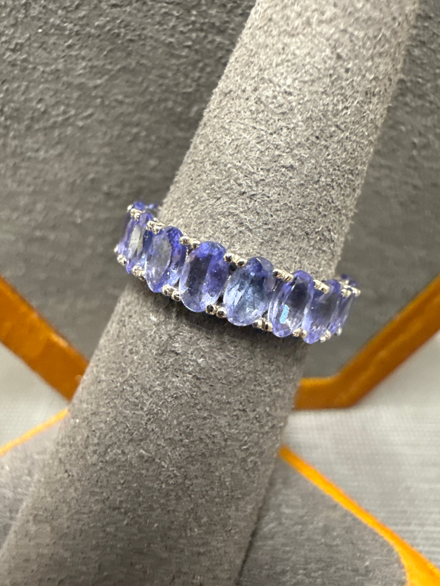 White gold eternity band