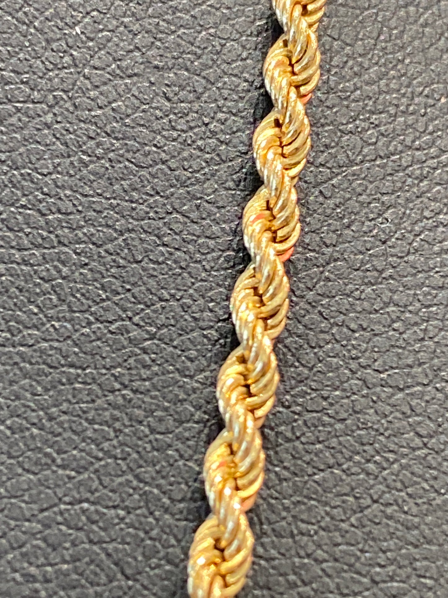 14k Yellow Gold Rope Chain