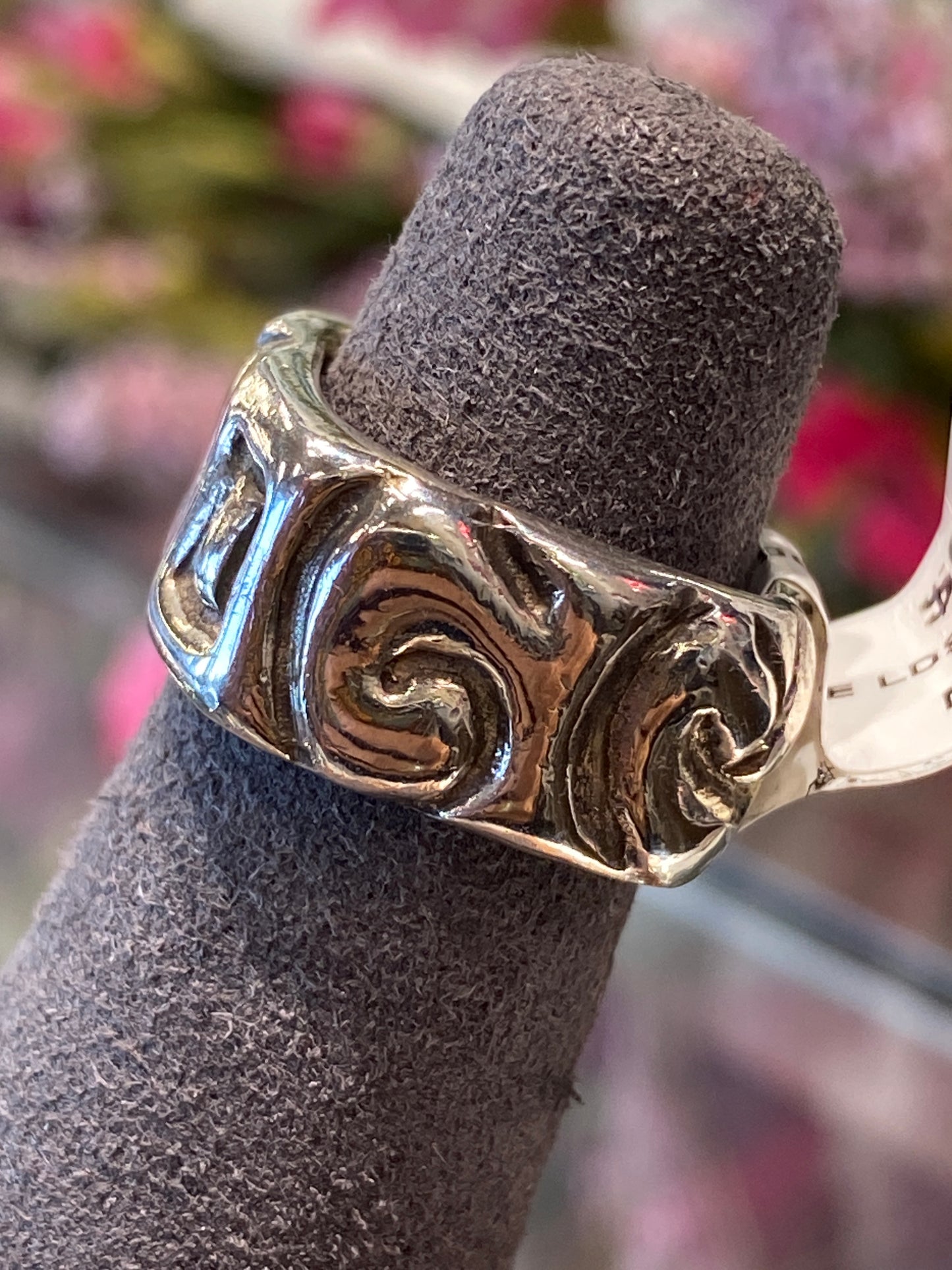 Silver Square Design Ring