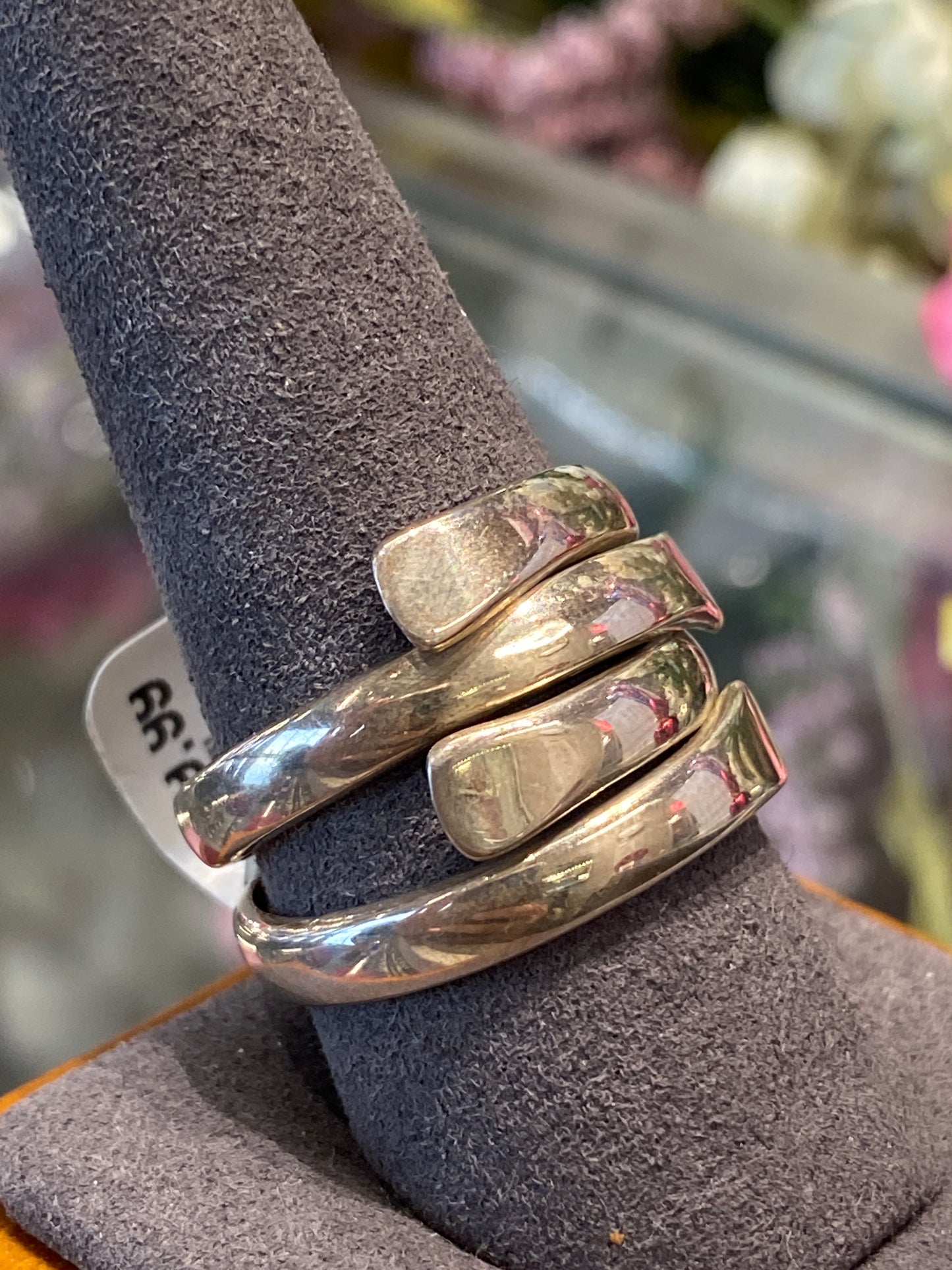 Silver Ring With Design