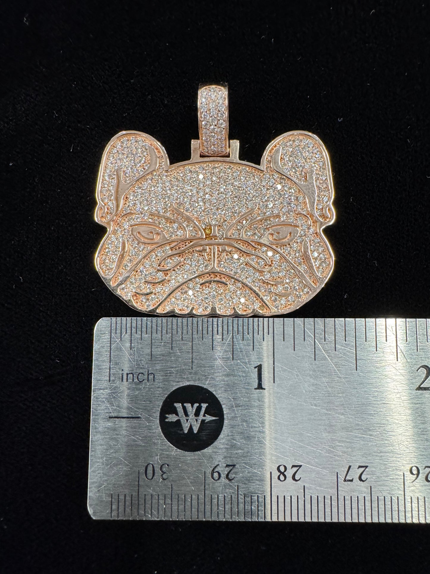 French Bulldog Diamond Pendant